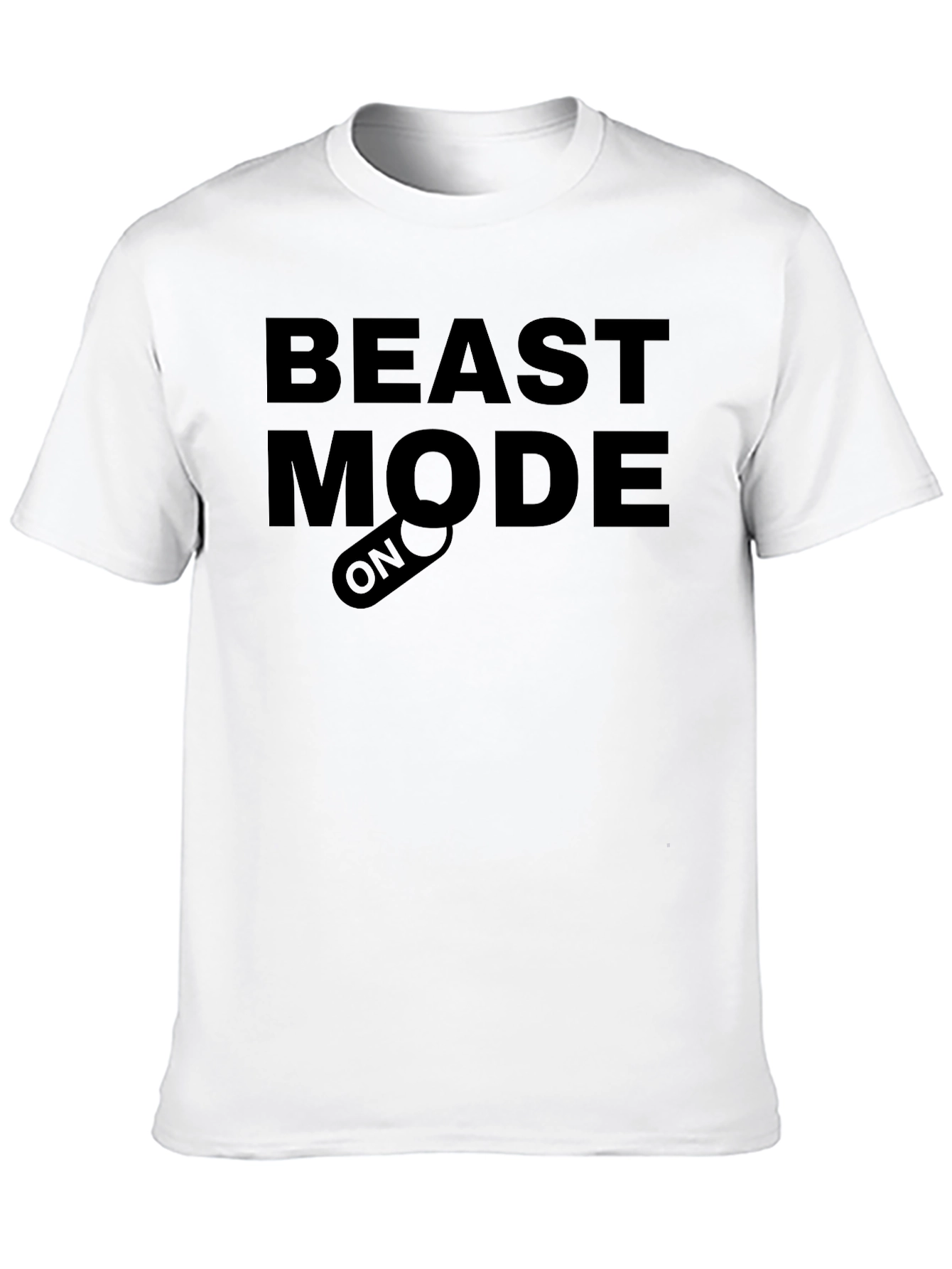 Black Beast Mode On T-Shirt - Black Graphic Tee view 10