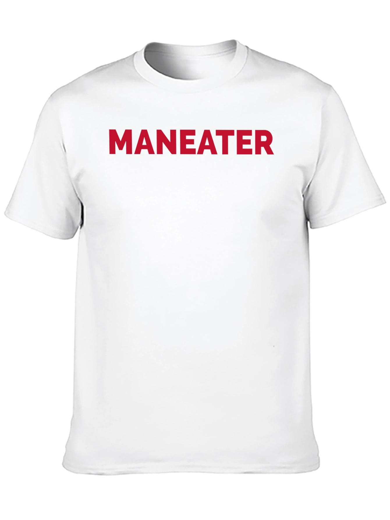 Black Maneater Graphic Tee - Bold Statement T-Shirt view 10