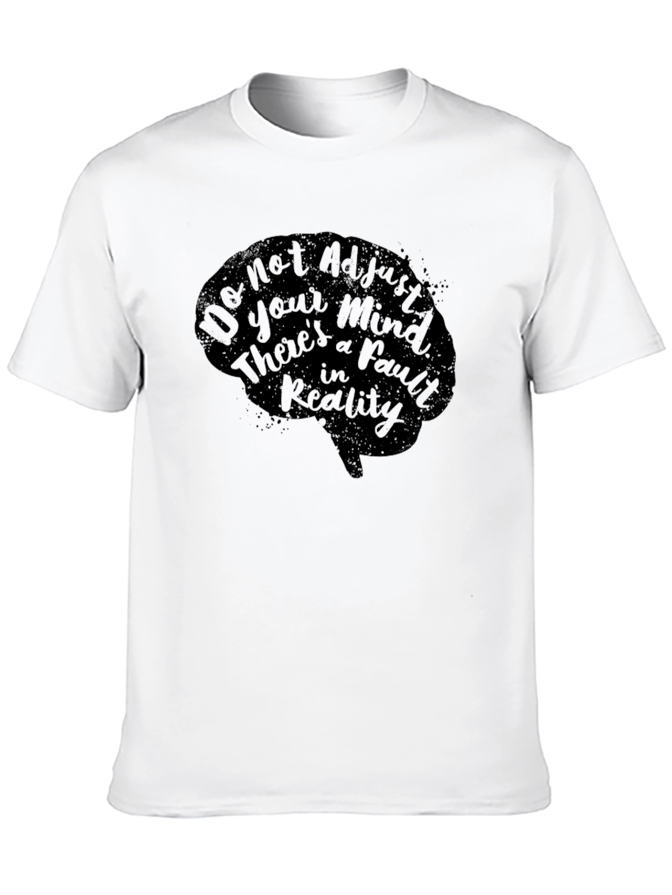 Black Mind Fault T-Shirt - Dark Humor Graphic Tee view 10
