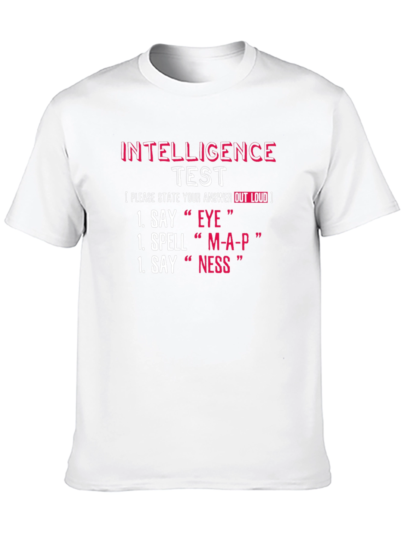 Black Intelligence Test T-Shirt Funny Brain Teaser Tee view 10