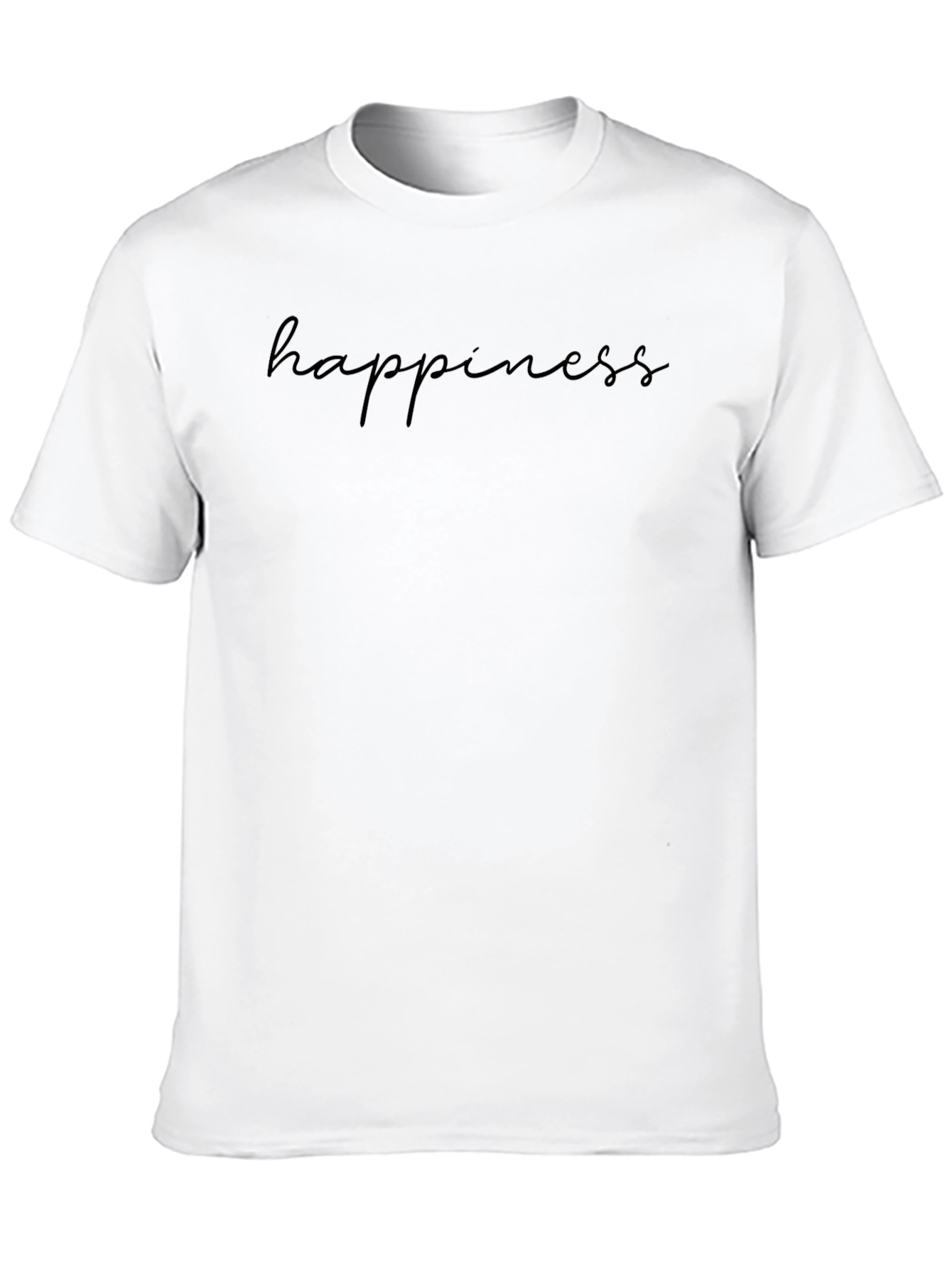 Black Happiness Graphic Tee - Casual Style view 10