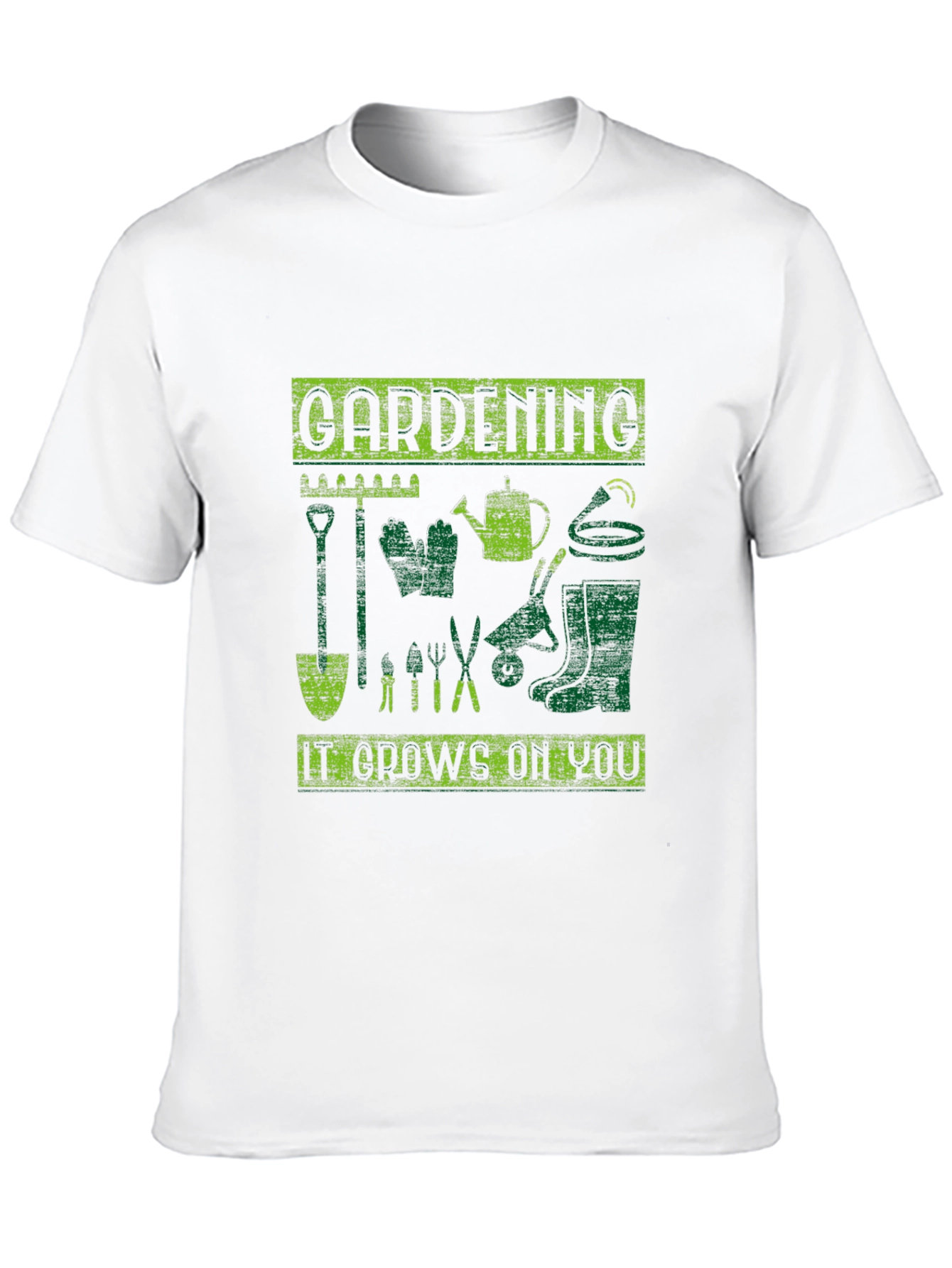Black Gardening It Grows On You Black T-Shirt view 10