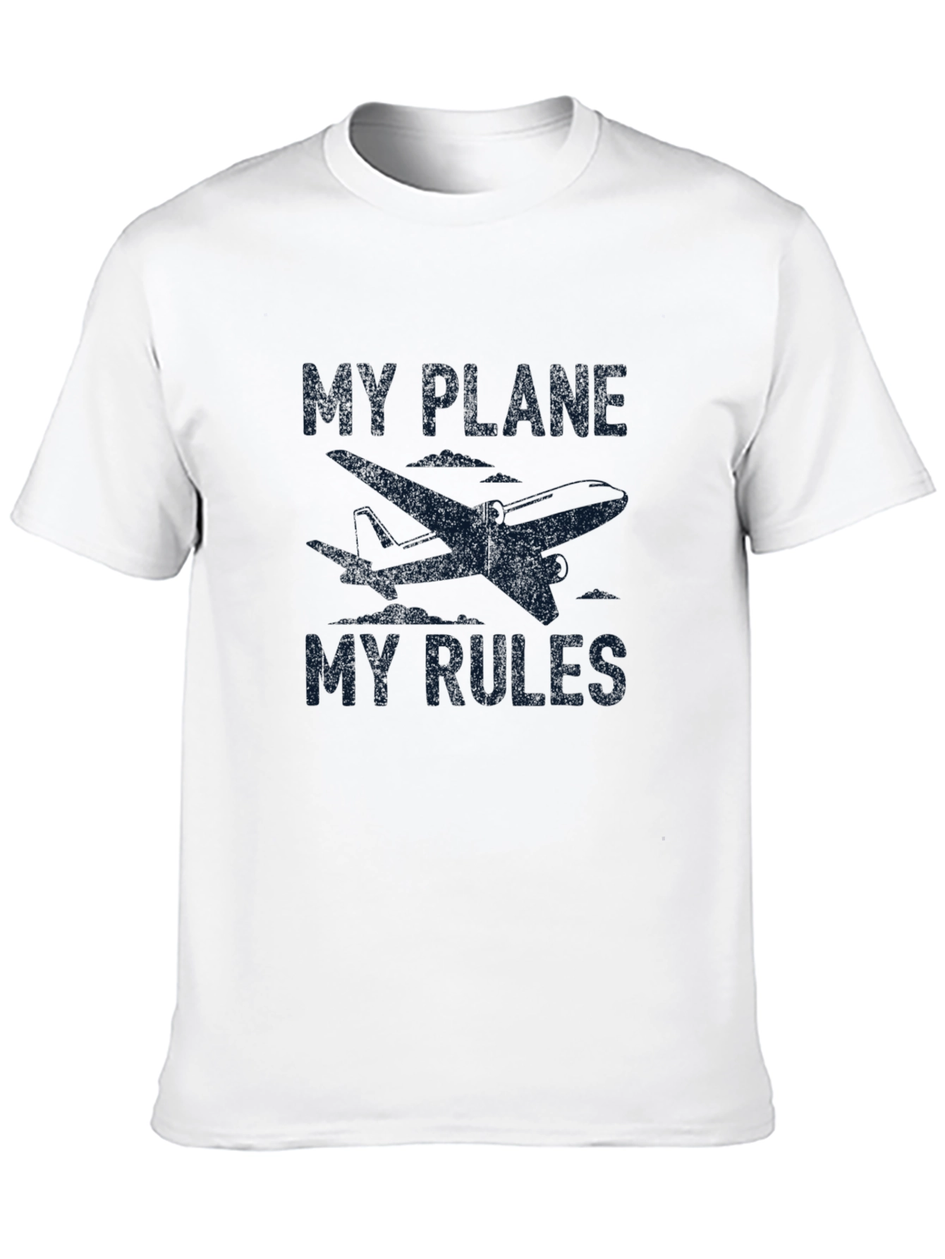 Black My Plane, My Rules T-Shirt view 10