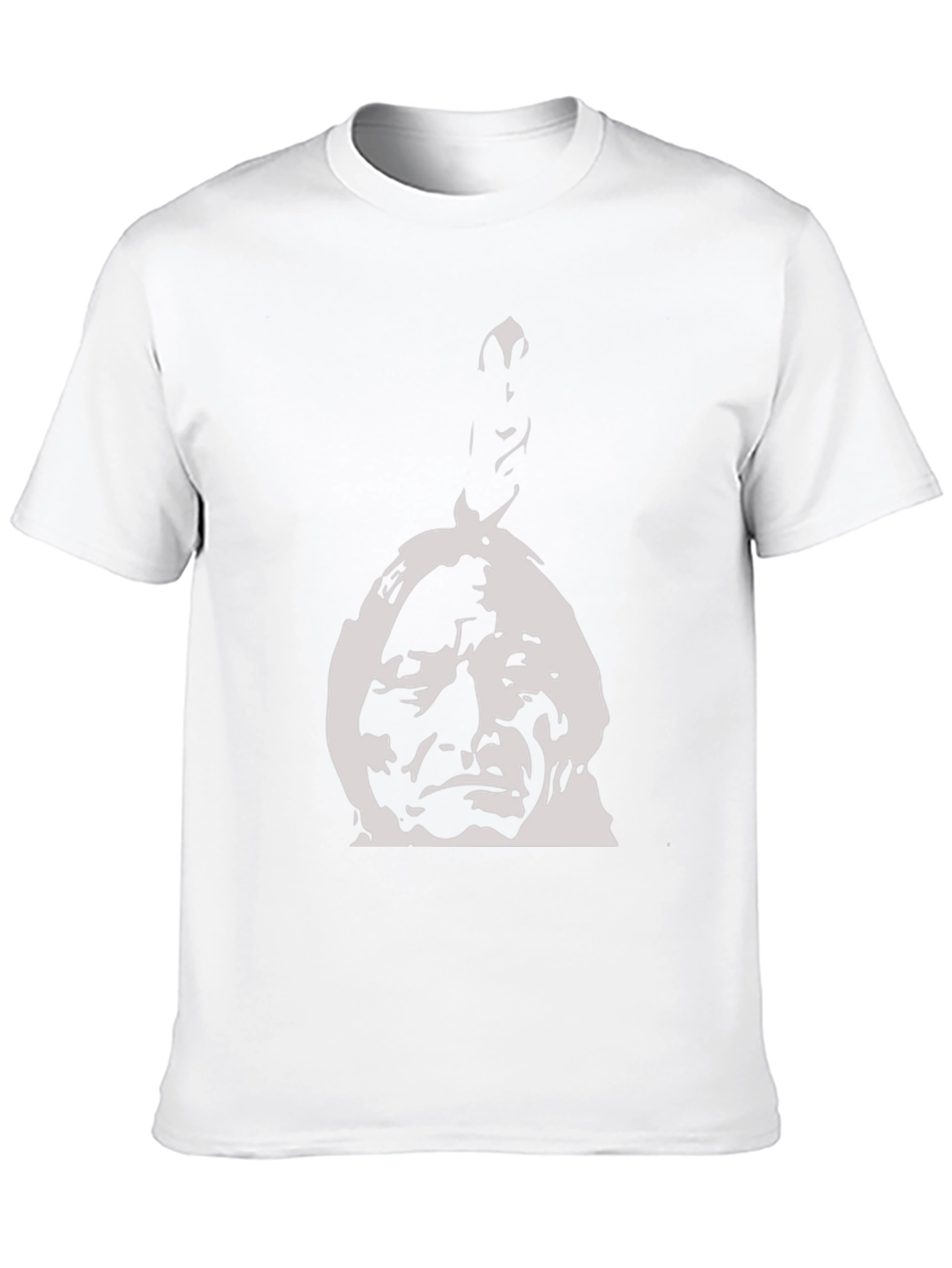 Black Native American Chief Graphic T-Shirt - Black view 10