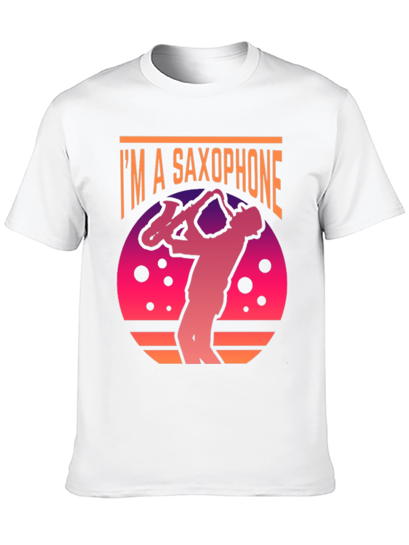 Black I'm A Saxophone T-Shirt - Music Lover Tee view 10