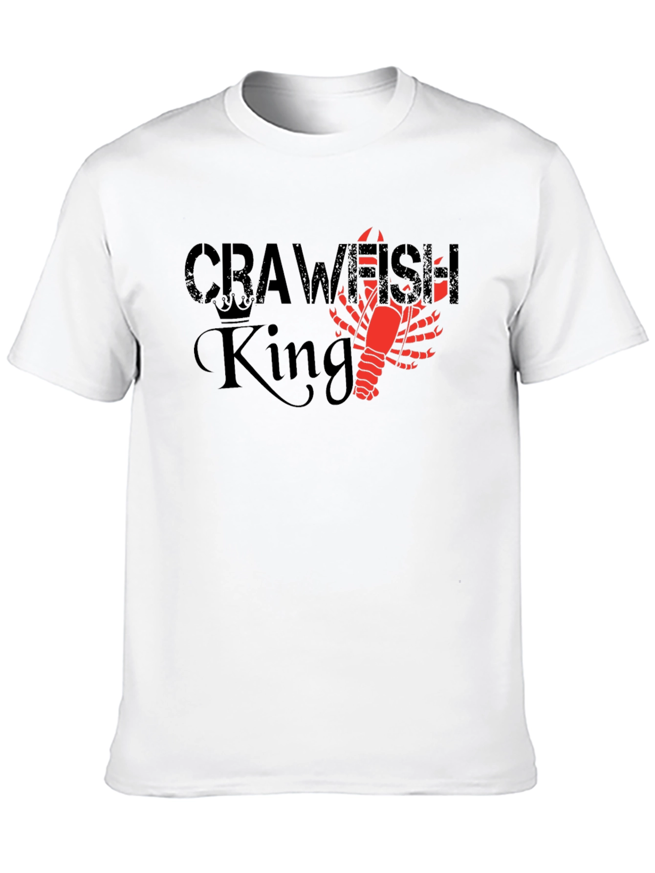 Black Crawfish King Graphic Tee - Louisiana Pride view 10