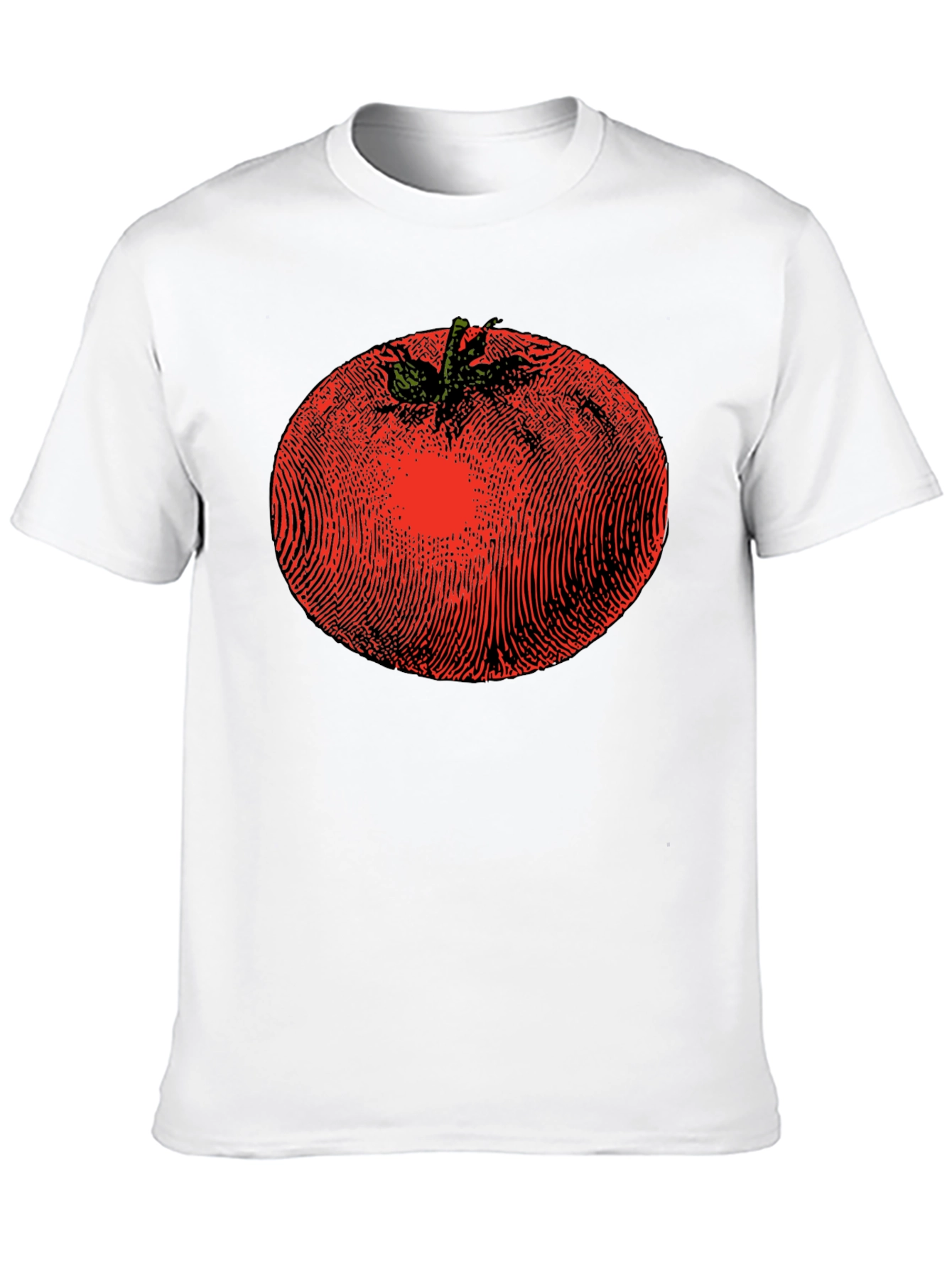 Black Tomato Graphic Print Black T-Shirt view 10