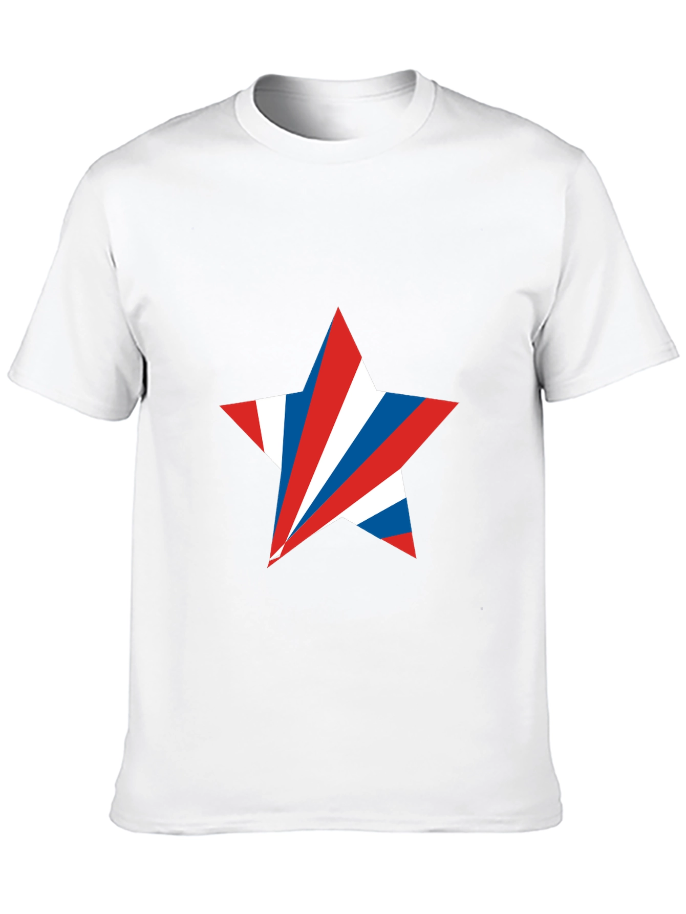 Black Patriotic Star Graphic Tee - Black view 10