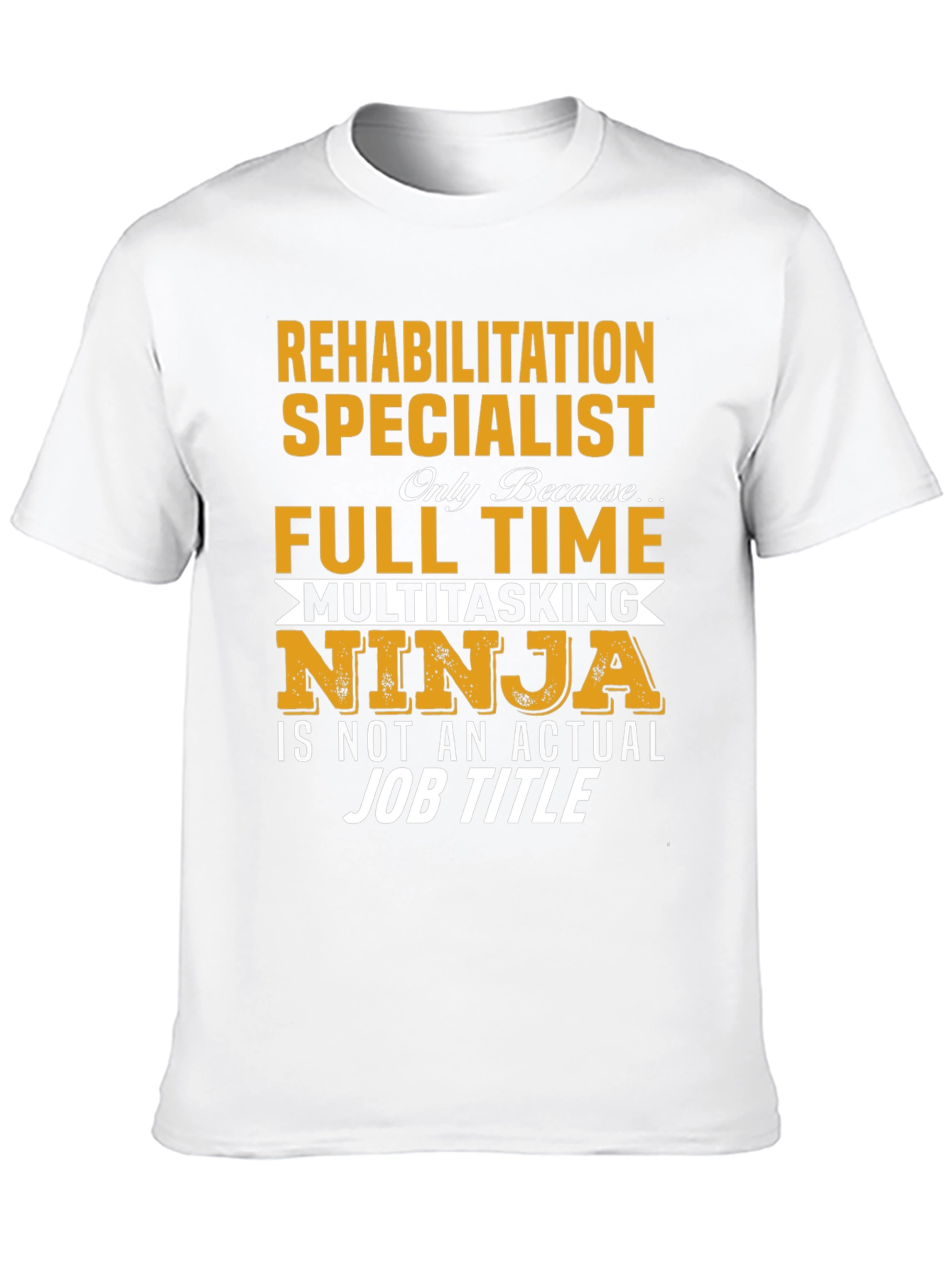 Black Rehabilitation Specialist T-Shirt view 10