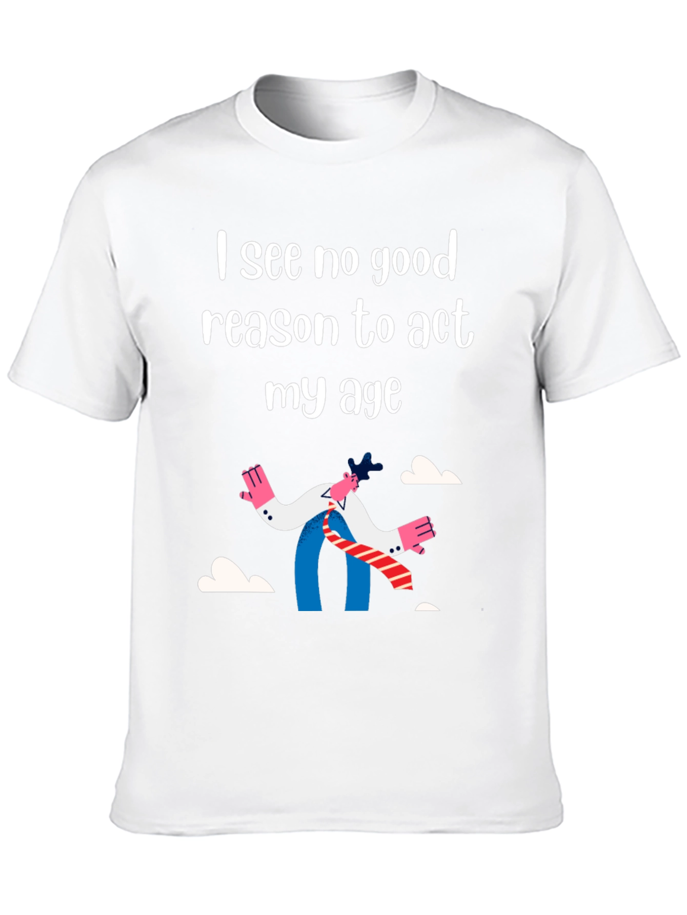 Black Funny "I See No Good Reason" T-Shirt view 10