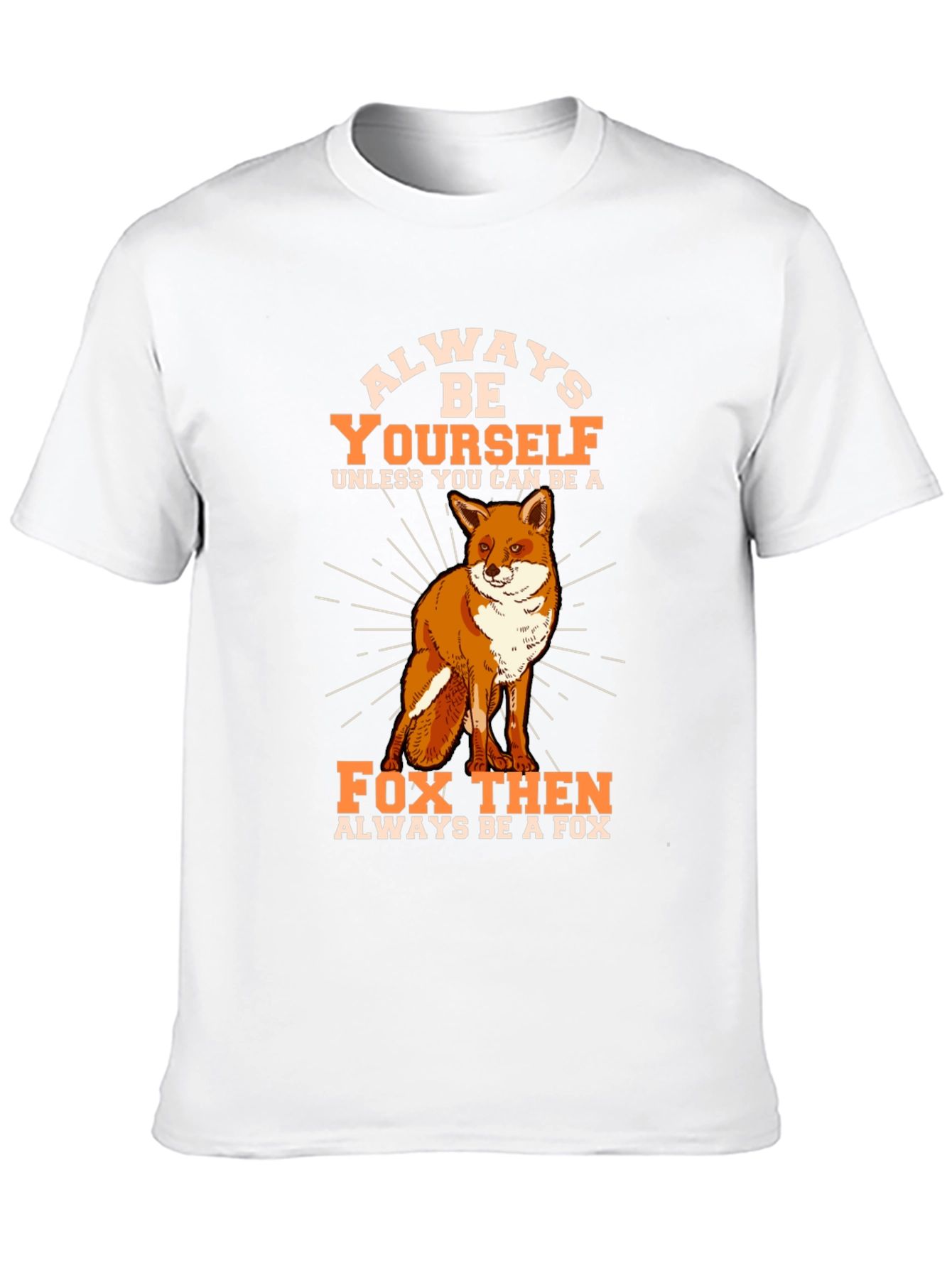 Black Always Be Yourself Fox Graphic Tee - Black view 10