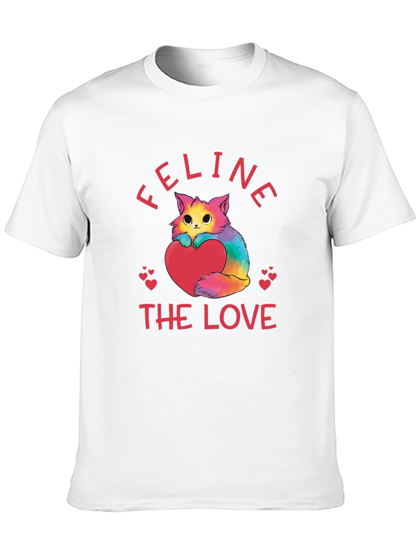 Black Feline The Love Graphic T-Shirt view 10