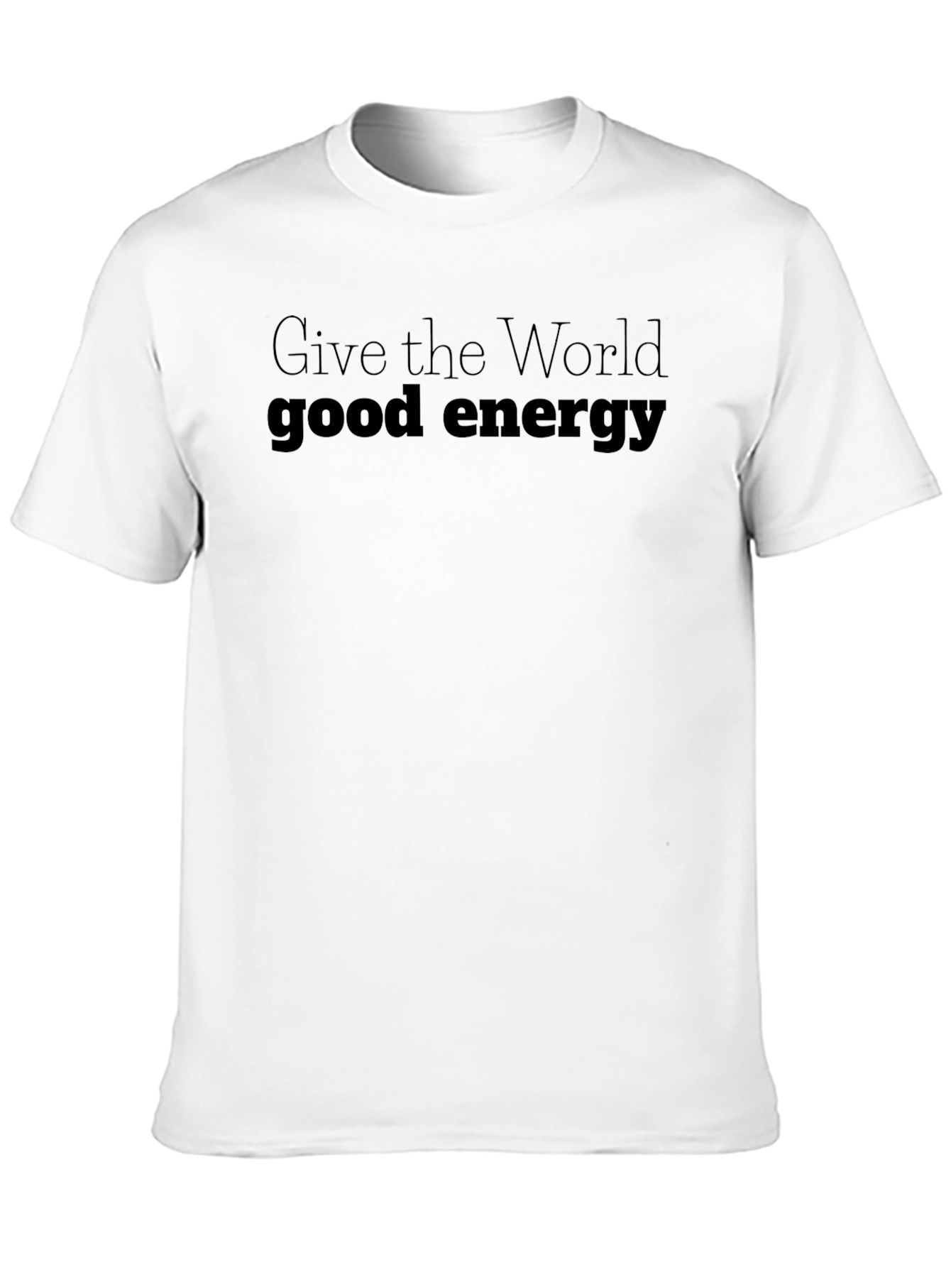 Black Good Energy Black T-Shirt view 10
