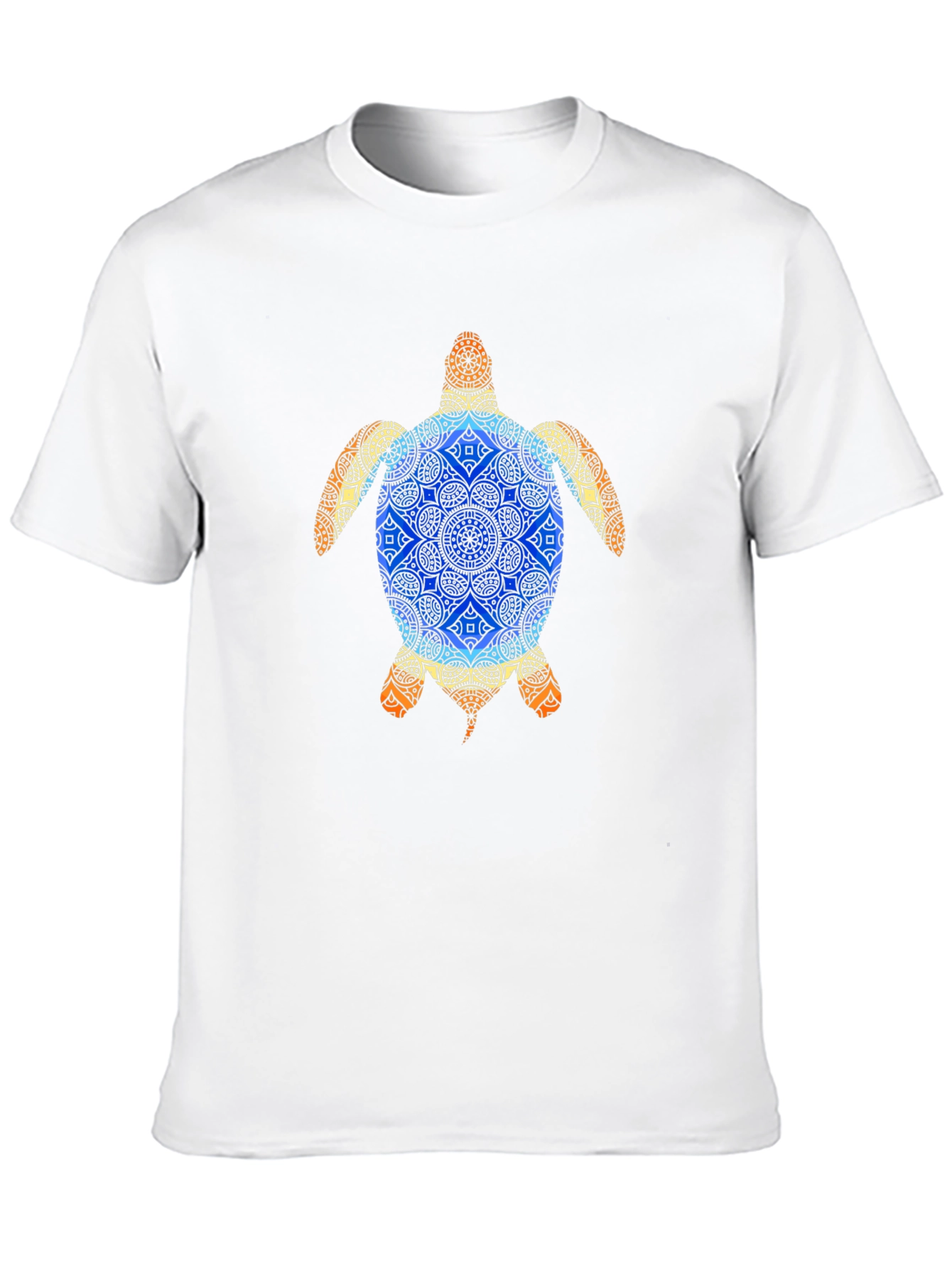 Black Turtle Mandala Graphic Tee - Black view 10