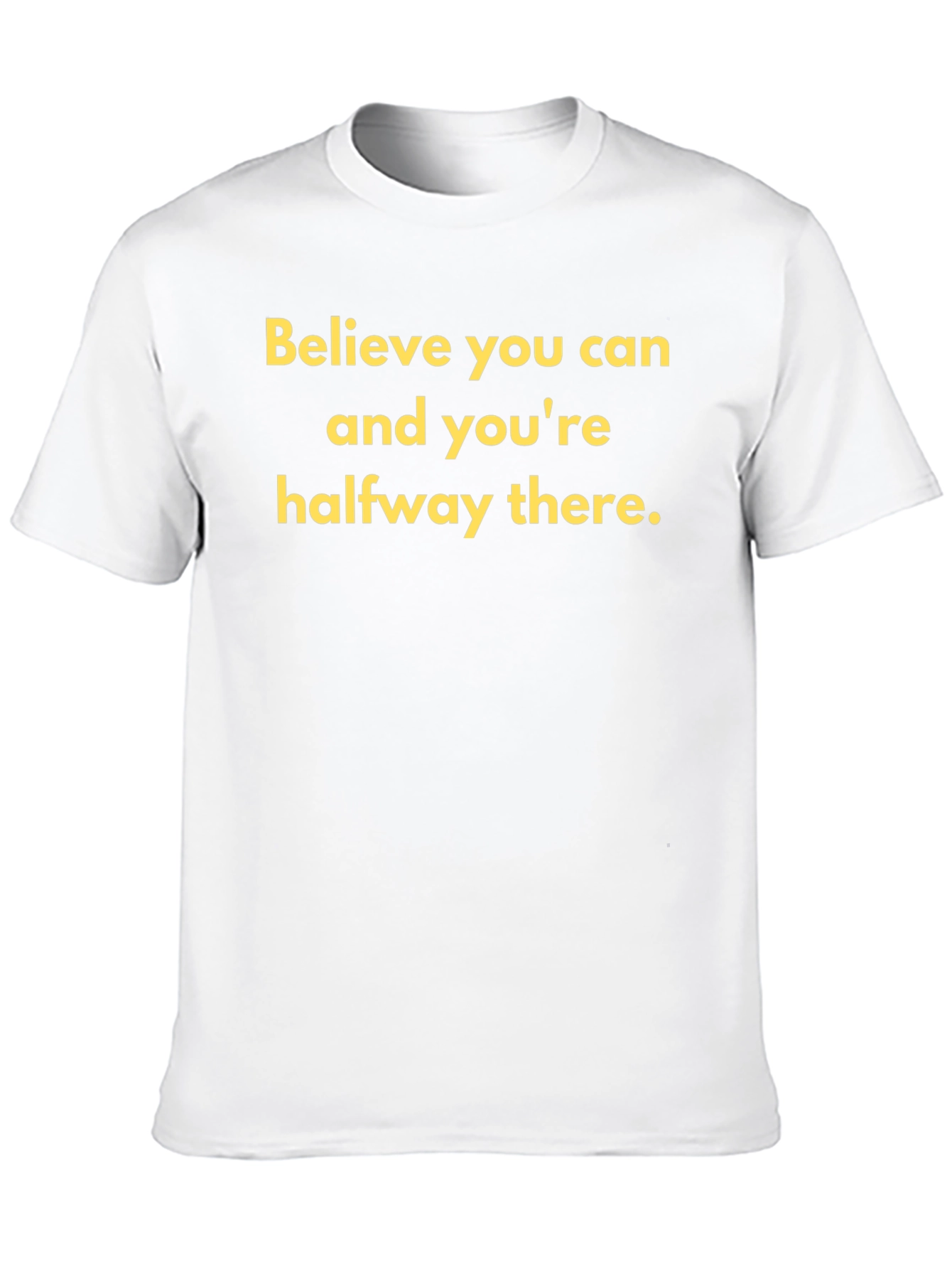 Black Believe You Can T-Shirt - Inspirational Quote Tee view 10