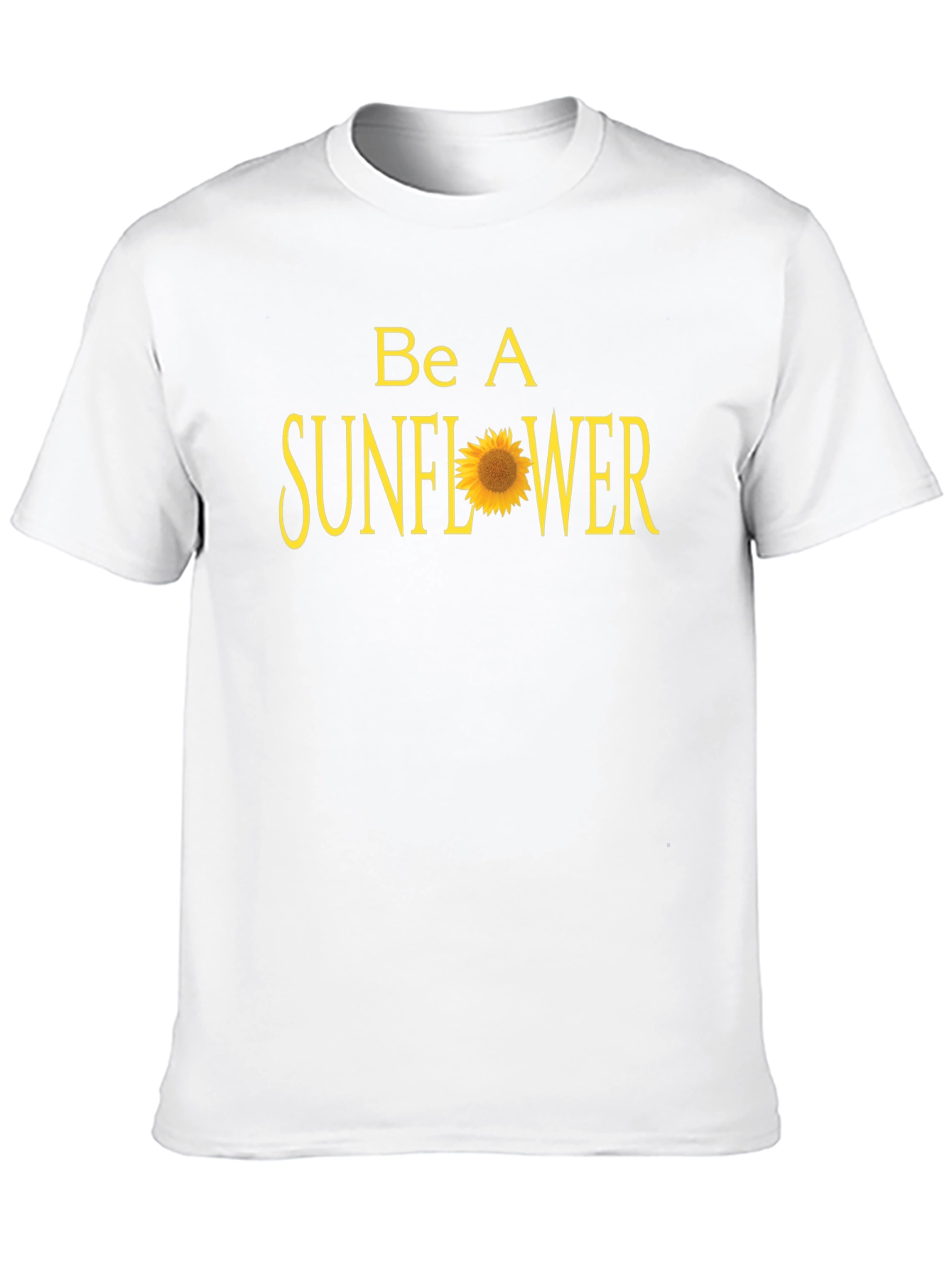 Black Be A Sunflower Black T-Shirt view 10