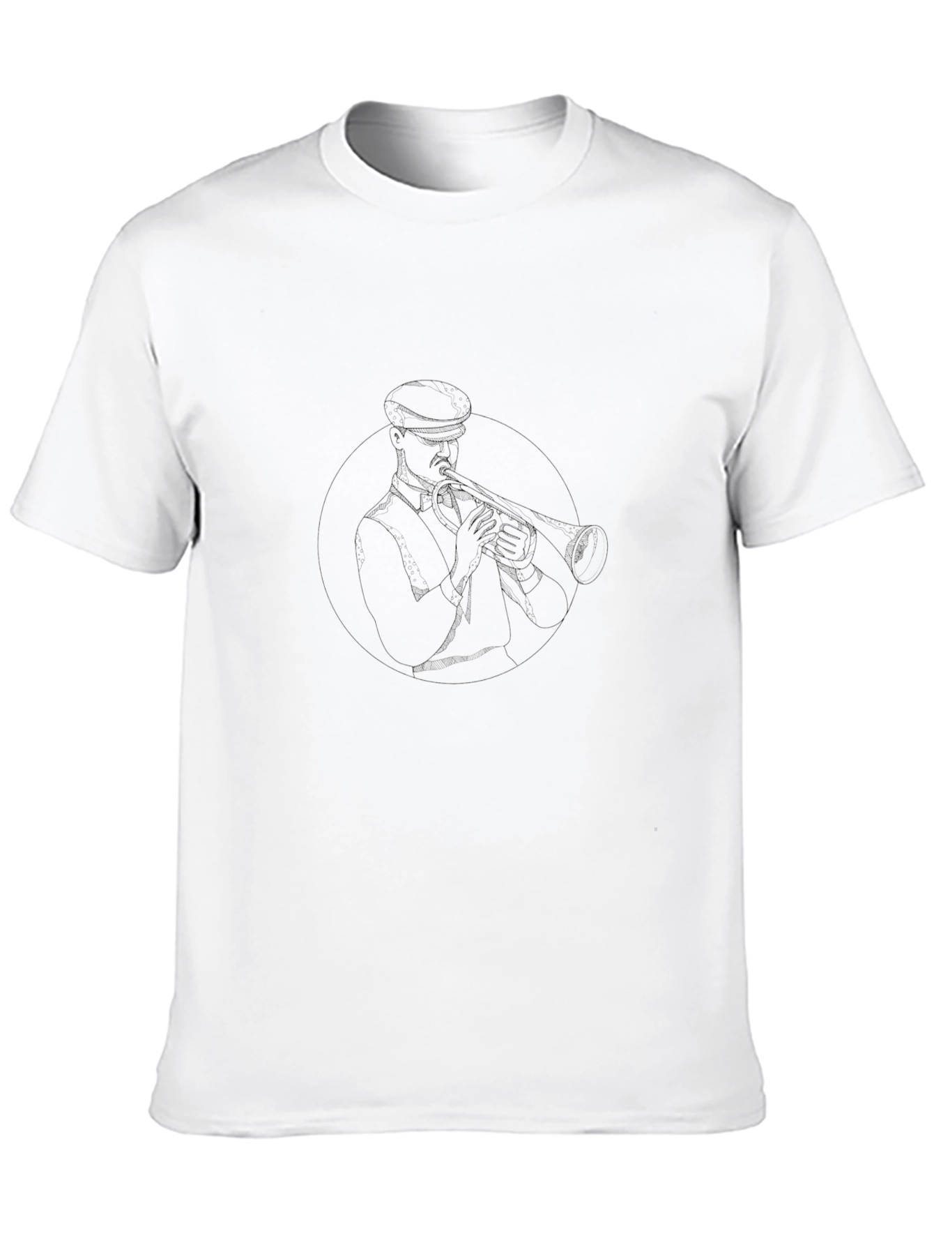 Black Men's Solid Black Crew Neck T-Shirt view 10