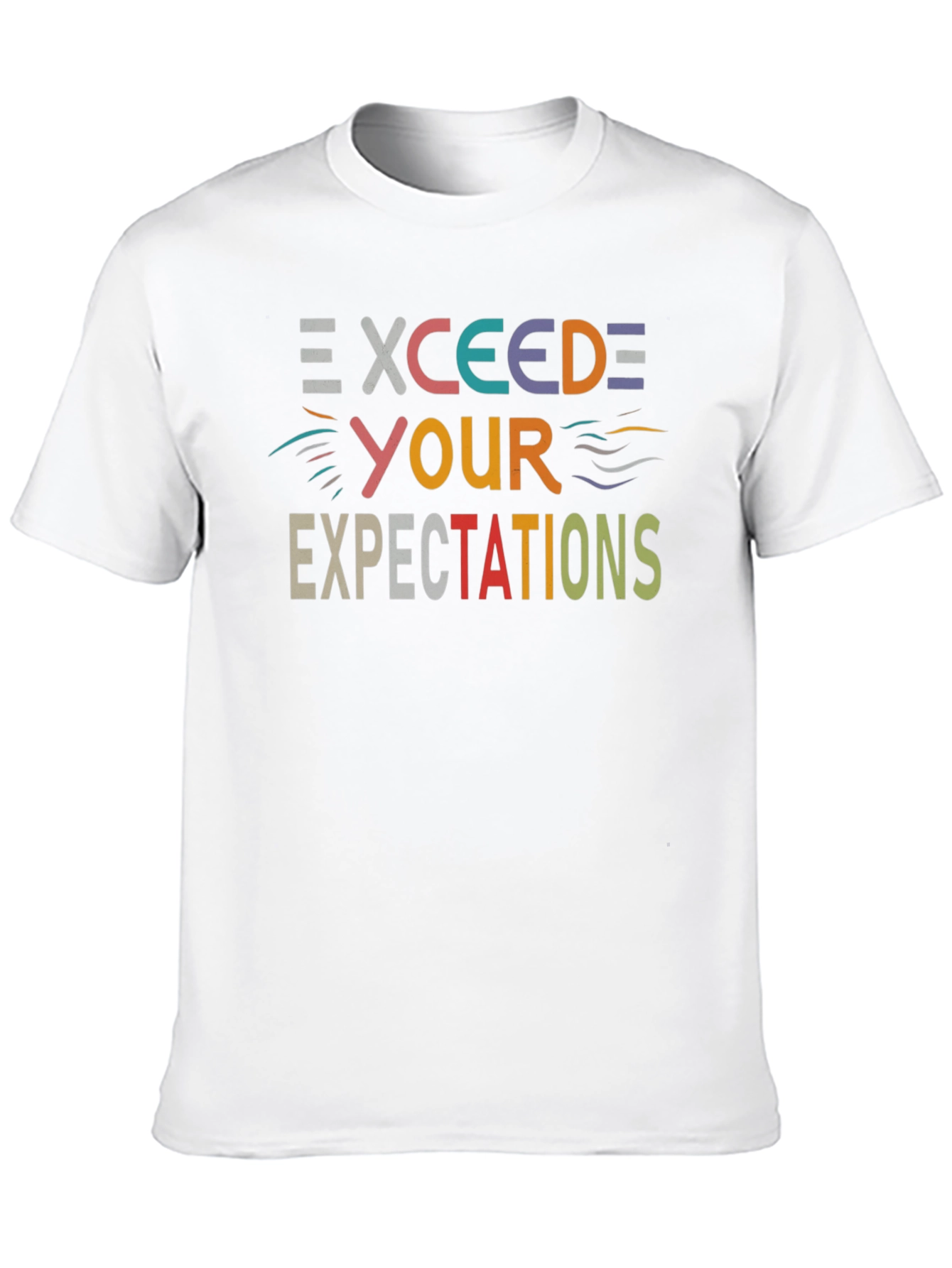 Black Exceed Expectations Graphic Tee - Casual Comfort view 10