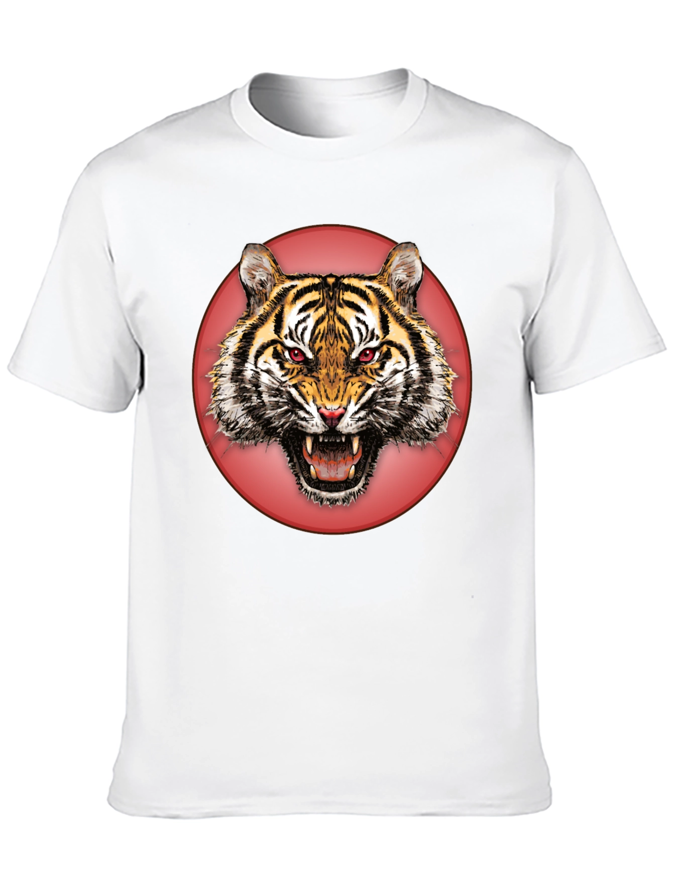 Black Tiger Graphic Tee - Bold Animal Print Shirt view 10