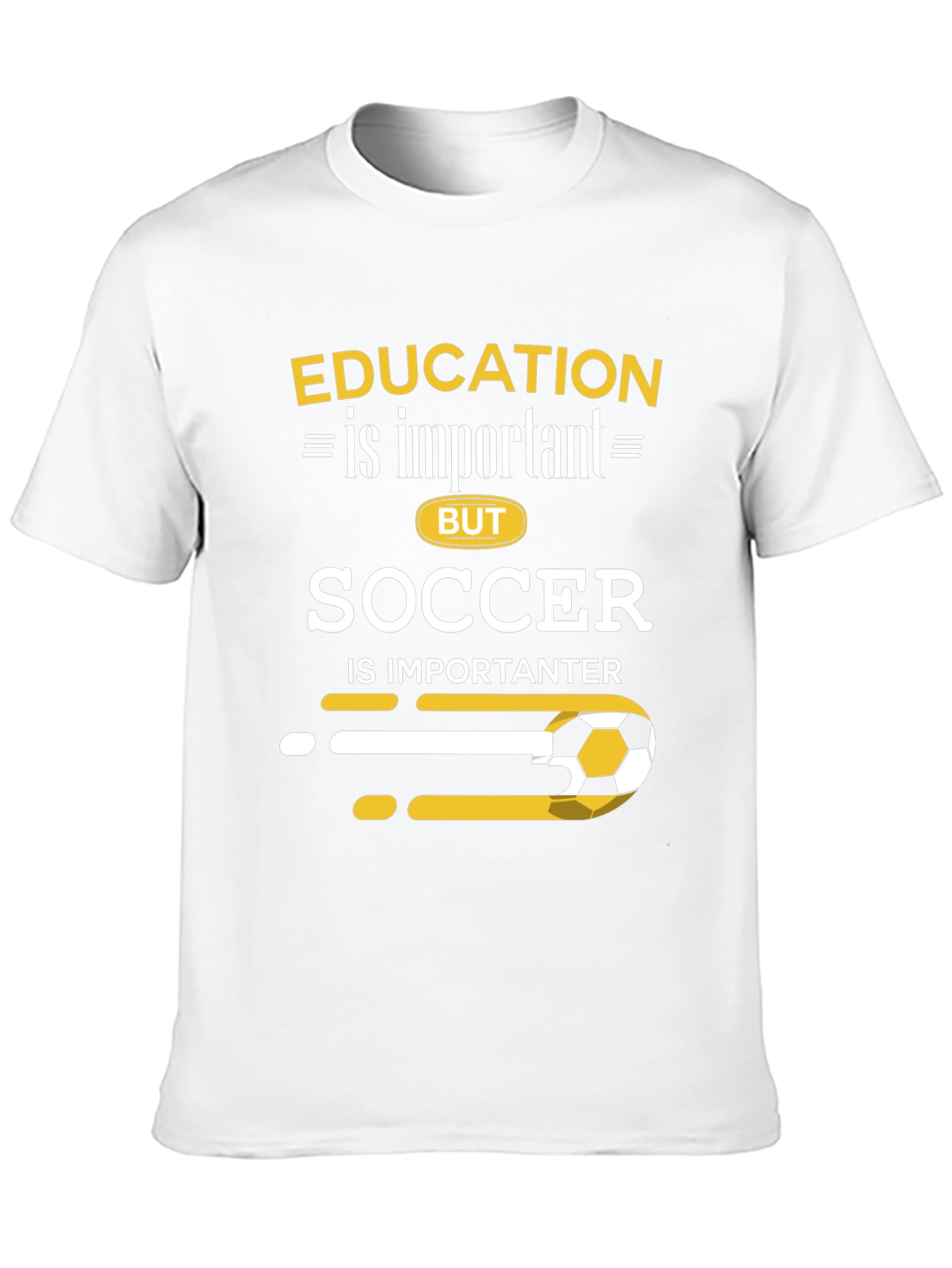 Black Education vs. Soccer T-Shirt view 10