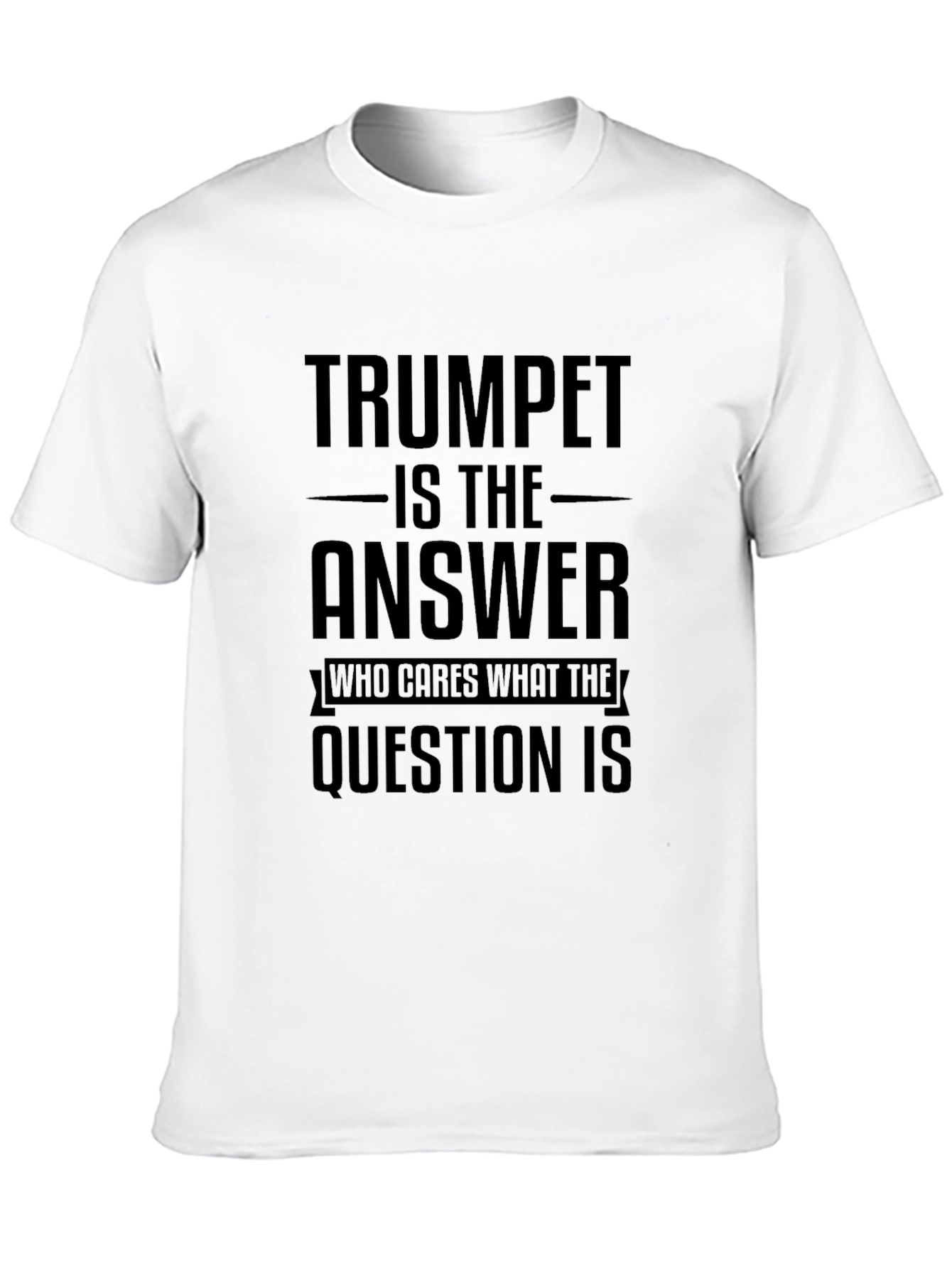 Black Trumpet is the Answer T-Shirt view 10