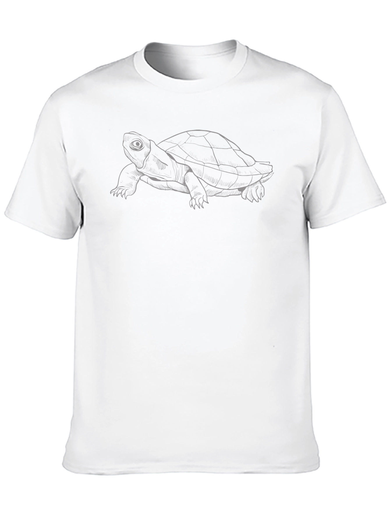 Black Turtle Graphic Print Tee - Relaxed Fit view 10