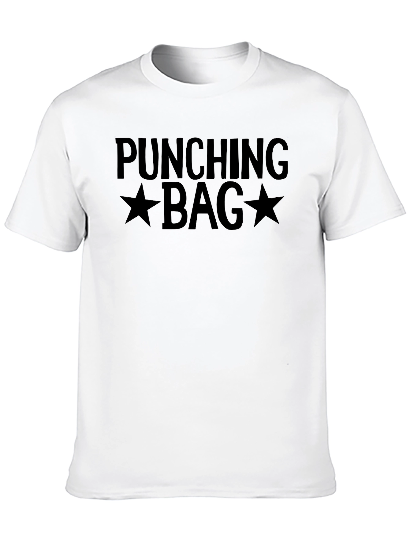 Black Punching Bag Graphic Tee - Mens Black Cotton T-Shirt view 10