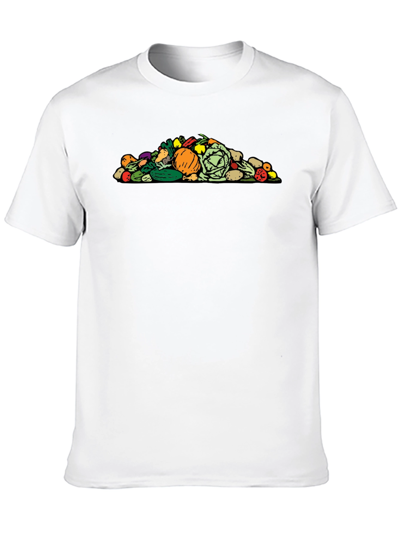 Vegetable Pile Graphic T-Shirt - 10