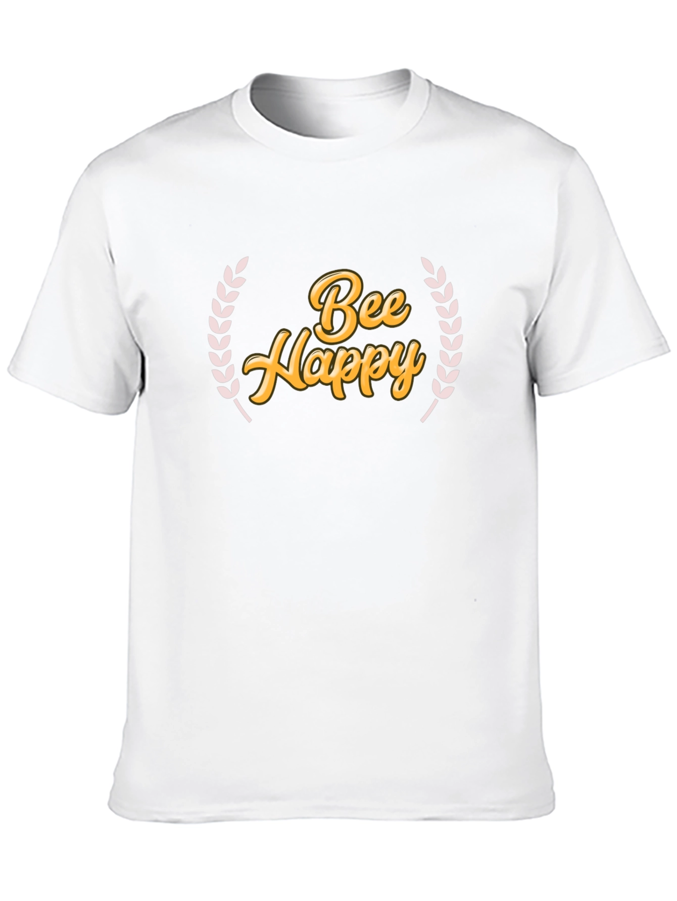 Black Bee Happy Graphic T-Shirt - Black view 10