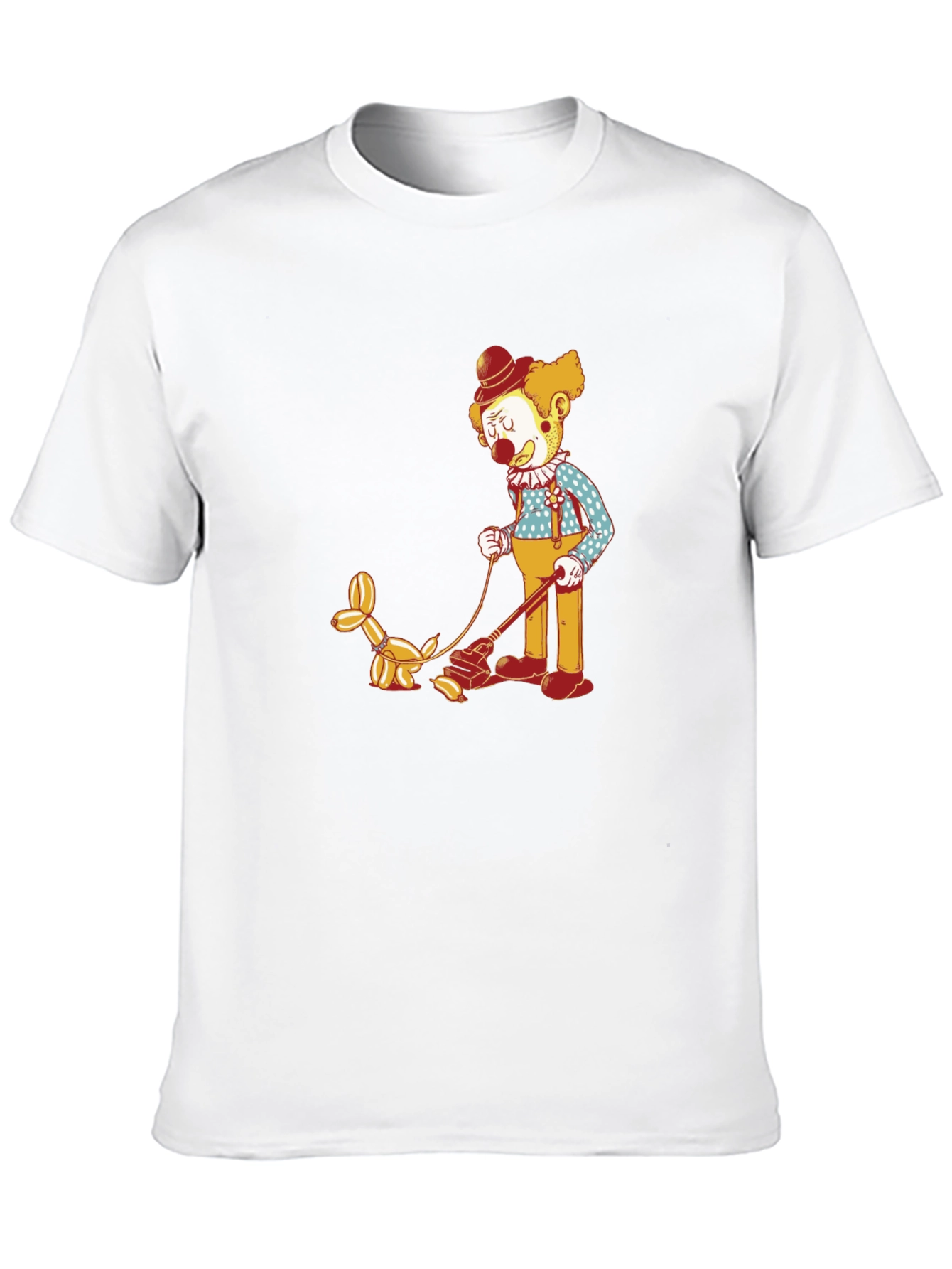 Black Clown Walking Balloon Dog T-Shirt view 10