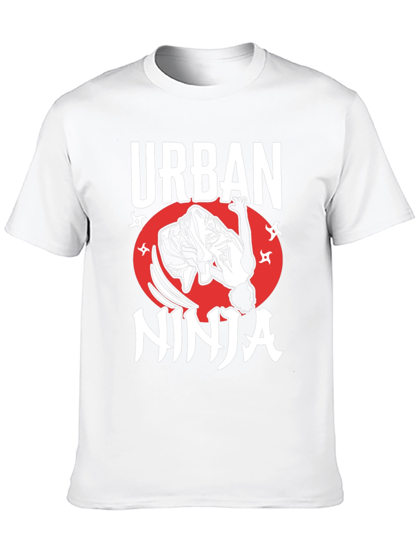 Black Urban Ninja Graphic Tee view 10