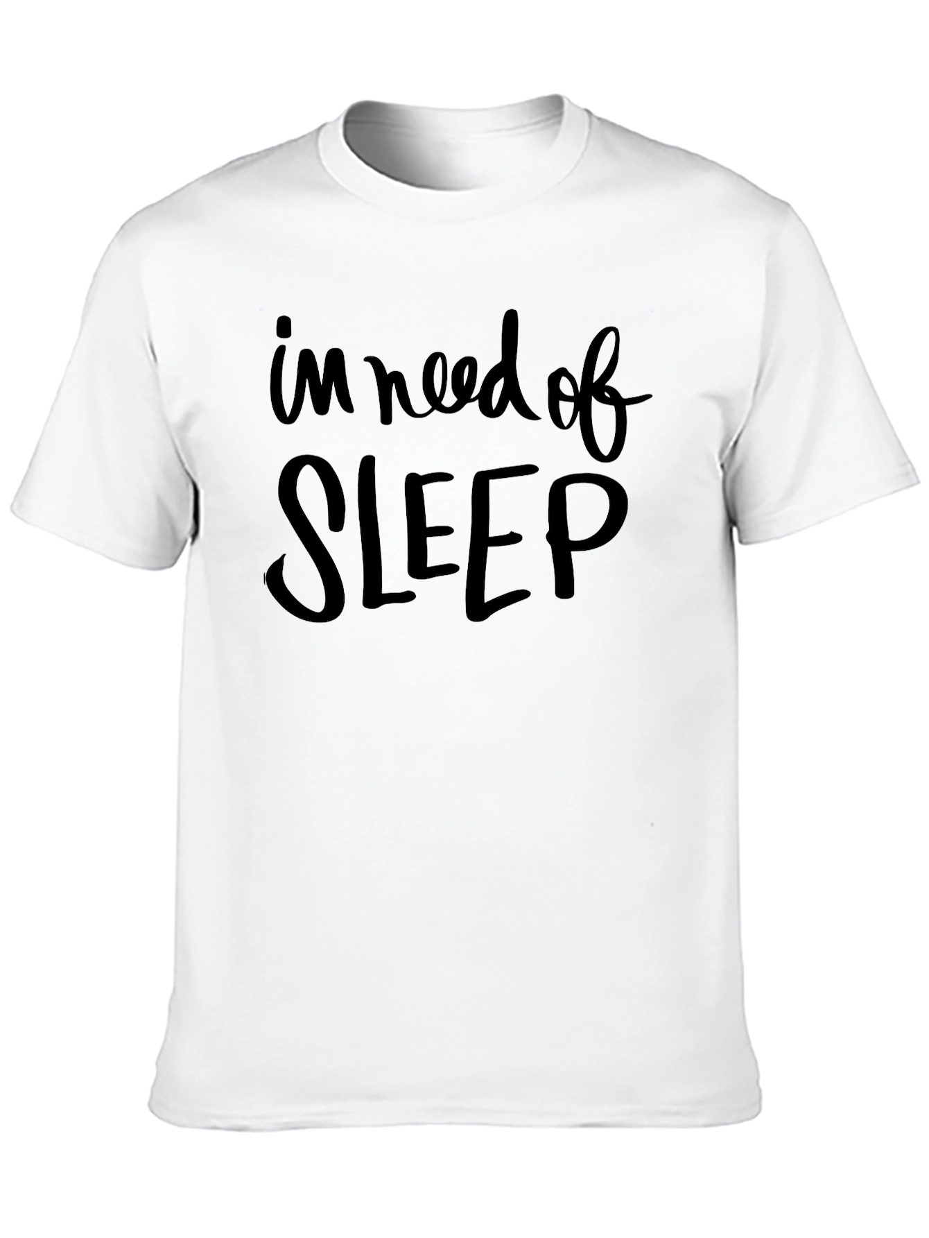 Black In Need of Sleep Black Graphic Tee view 10
