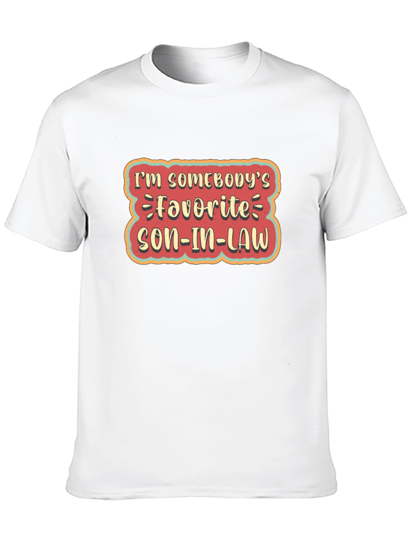 Black Favorite Son-in-Law Novelty T-Shirt view 10