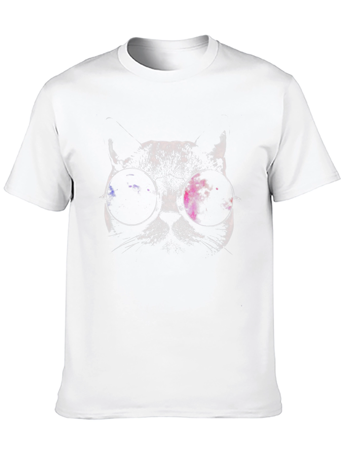 Black Cool Cat in Shades Graphic Tee view 10