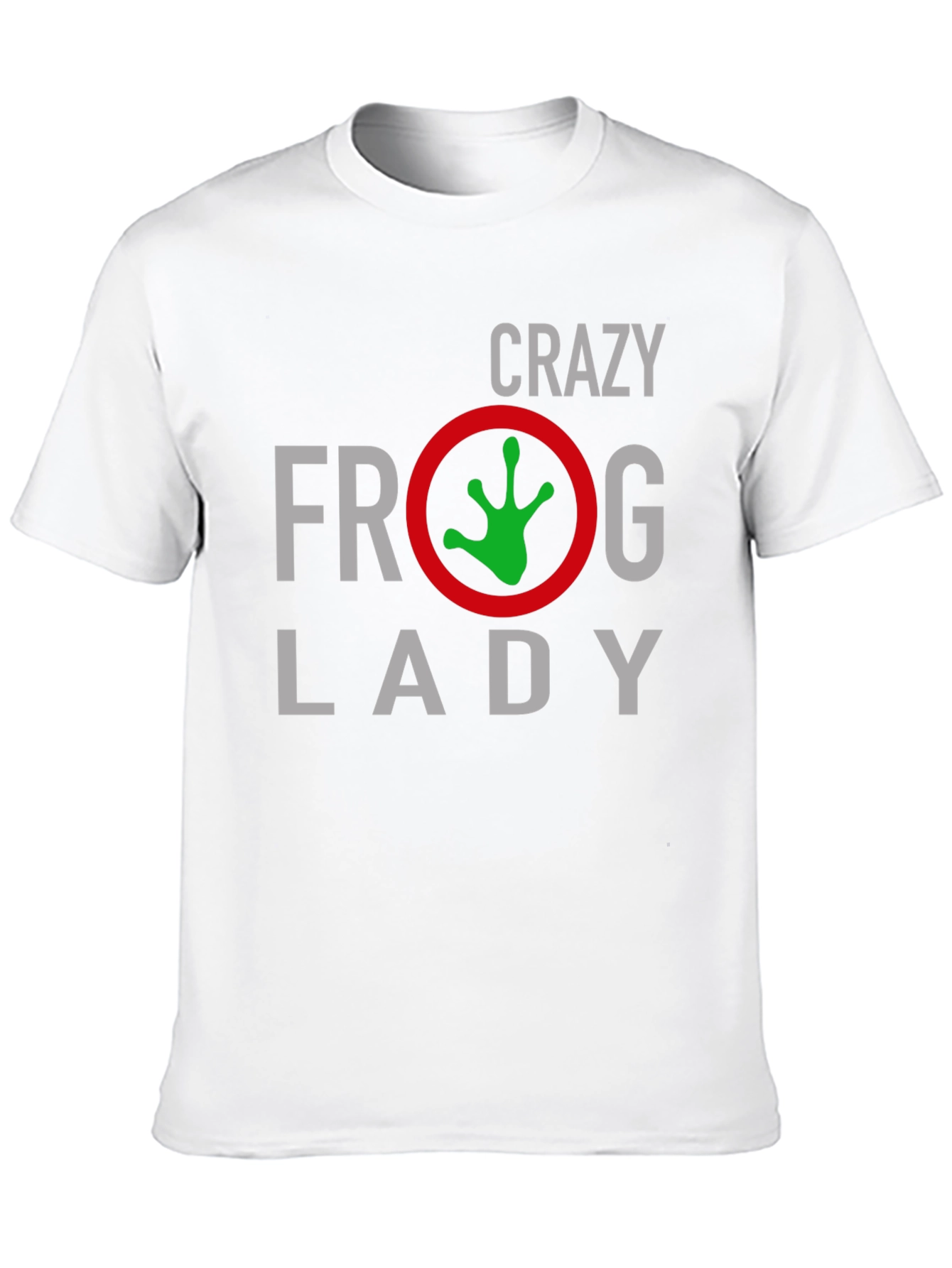 Black Crazy Frog Lady Graphic Tee - Black view 10