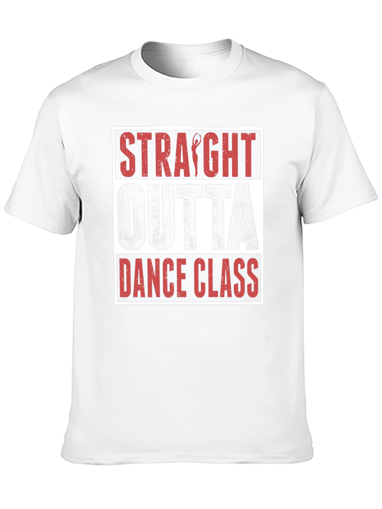 Black Straight Outta Dance Class Black T-Shirt view 10