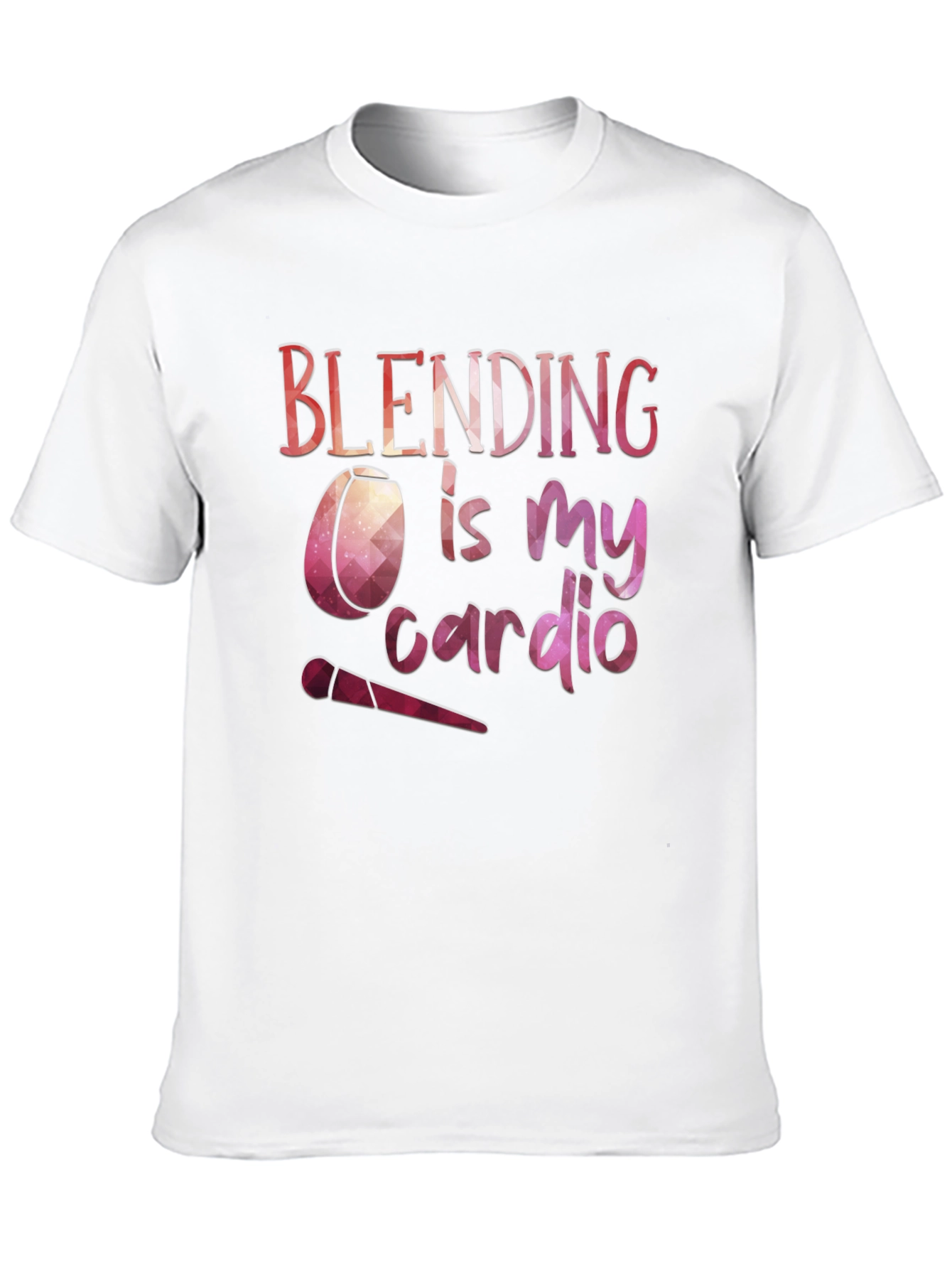 Black Blending is My Cardio Graphic T-Shirt view 10