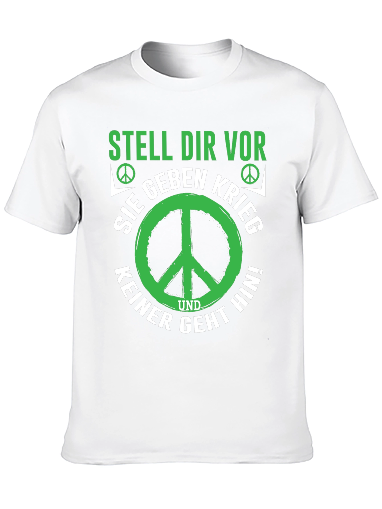 Black Peace T-Shirt - Stell Dir Vor - War Protest view 10