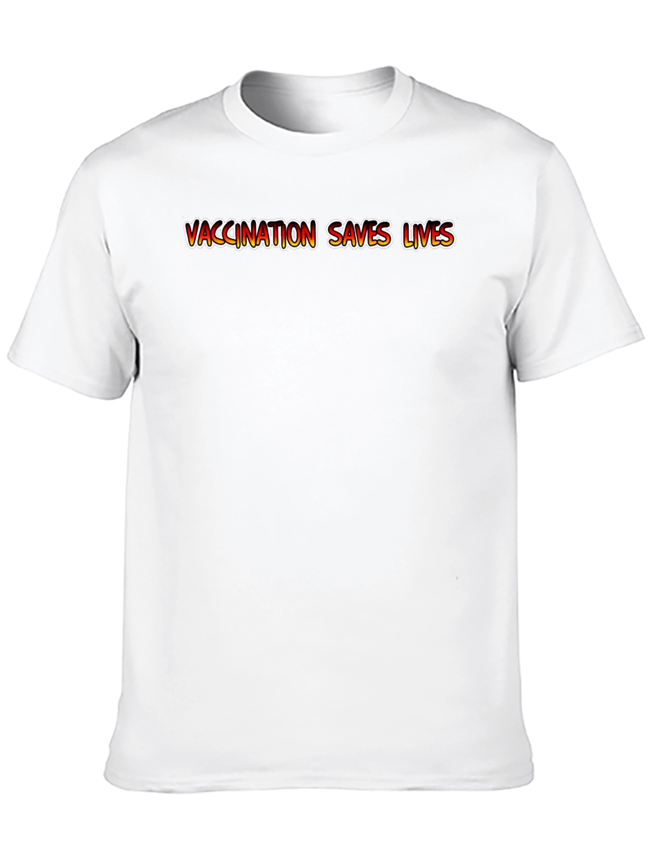 Black Vaccination Saves Lives Graphic T-Shirt view 10