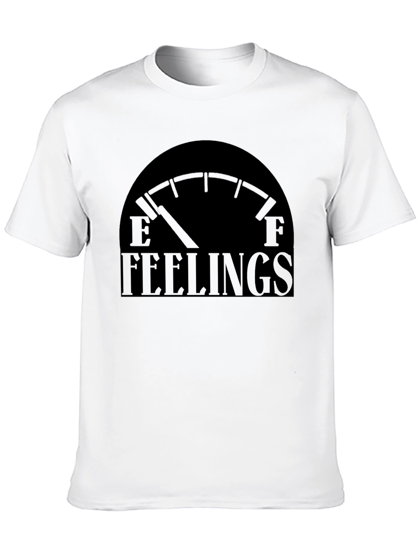 Black Empty Feelings Graphic T-Shirt - Soft Cotton Tee view 10