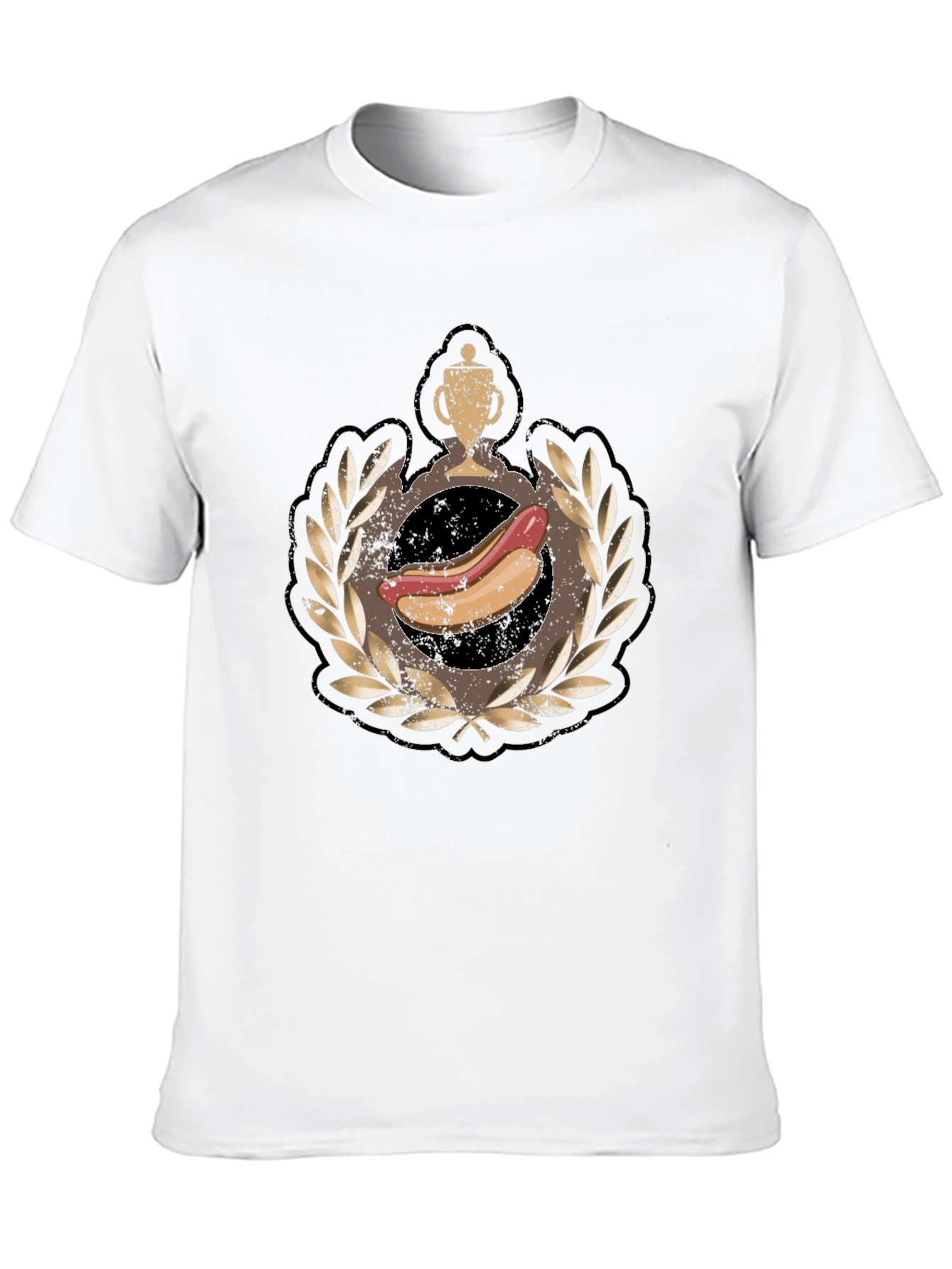 Black Hot Dog Champion Graphic Tee view 10
