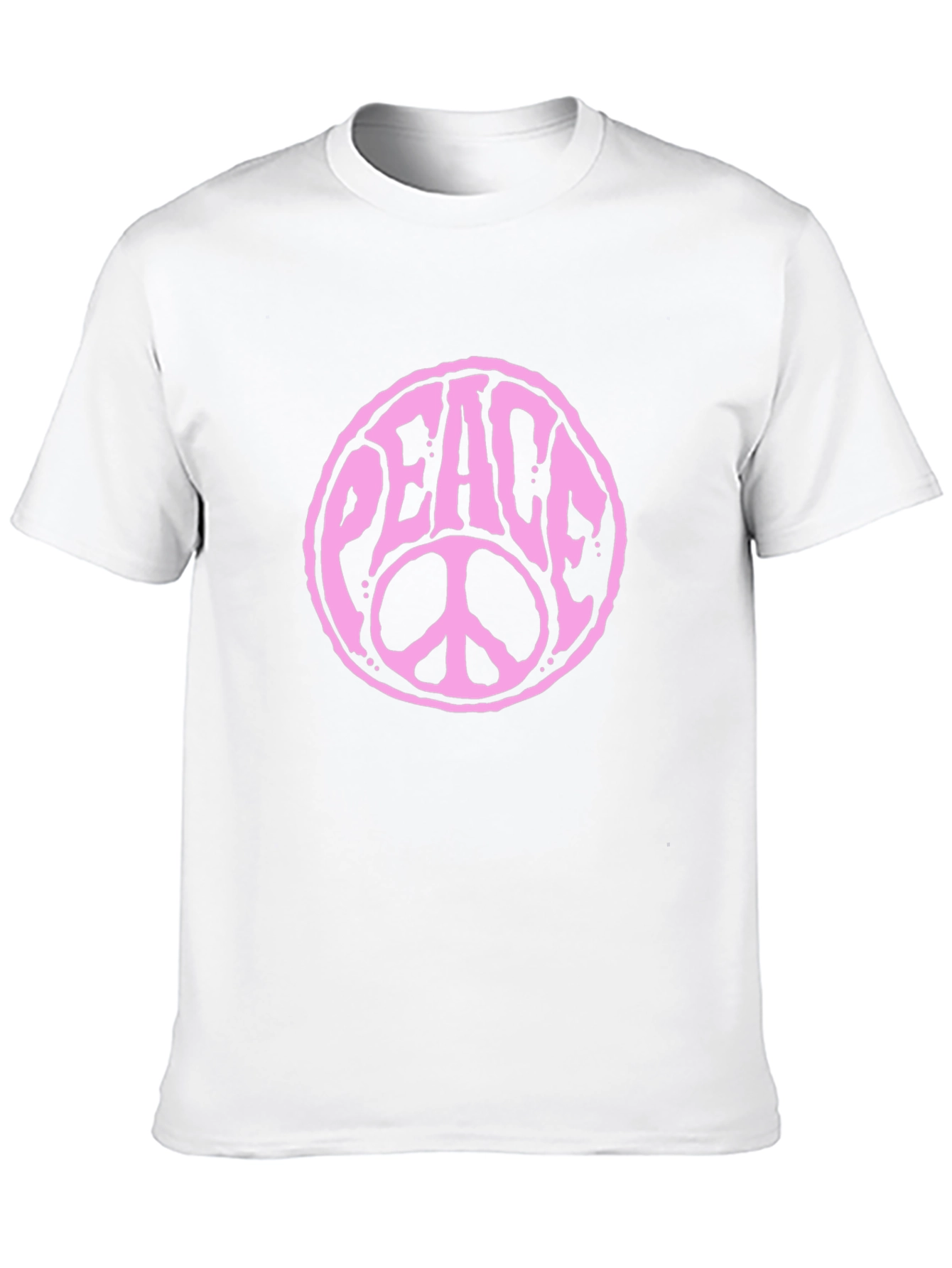 Black Peace Sign Graphic T-Shirt - Black view 10