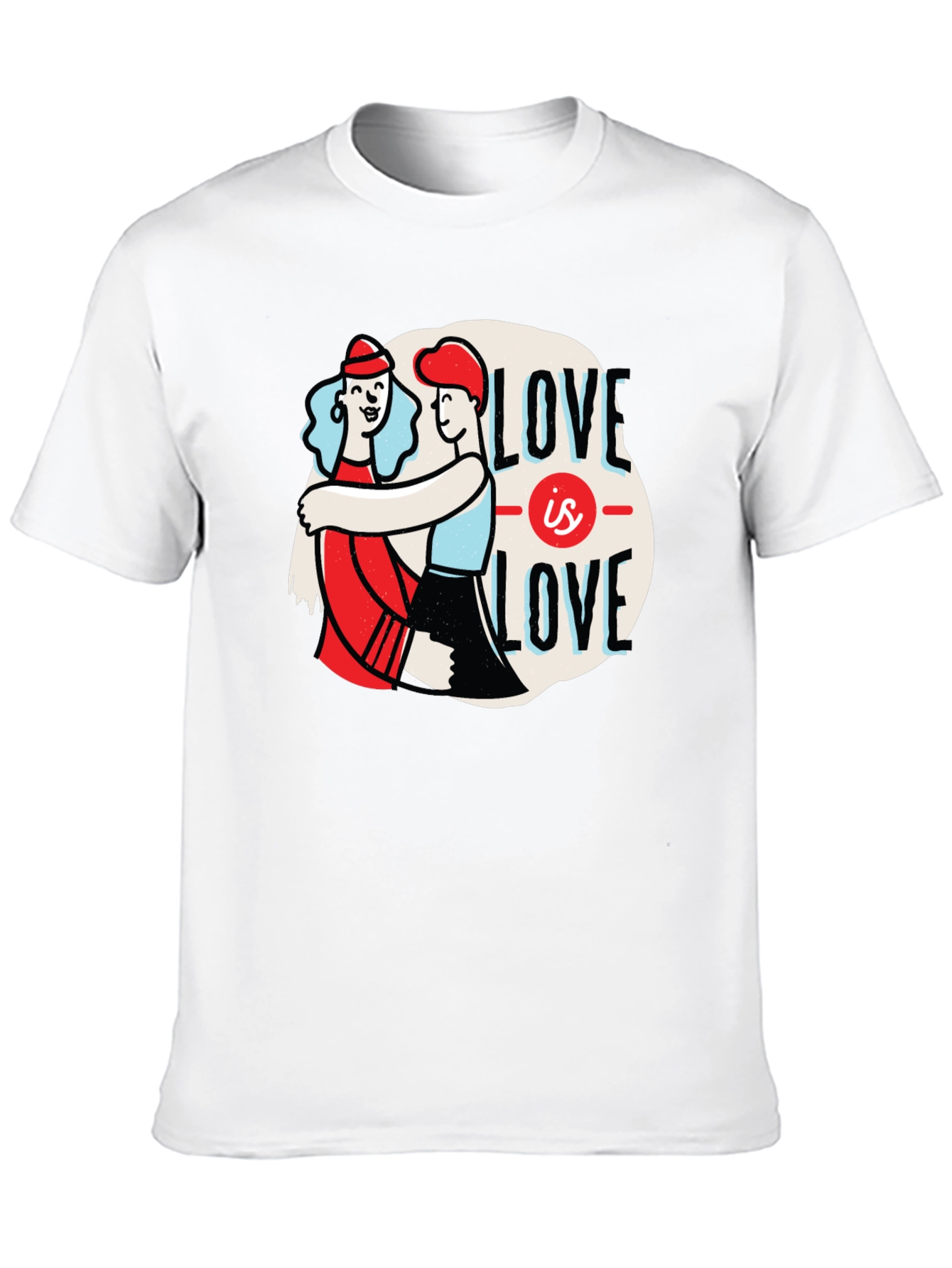 Black Love is Love Graphic T-Shirt - Unisex Pride Tee view 10