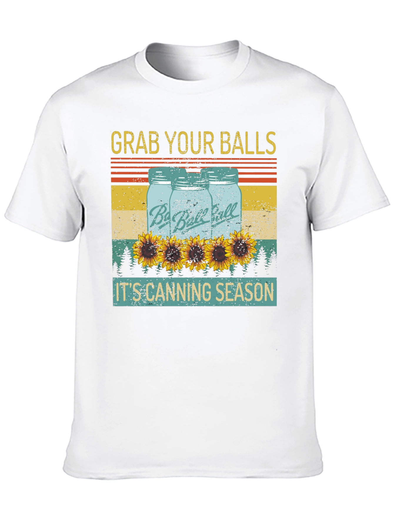 Black Grab Your Balls Canning Season T-Shirt view 10