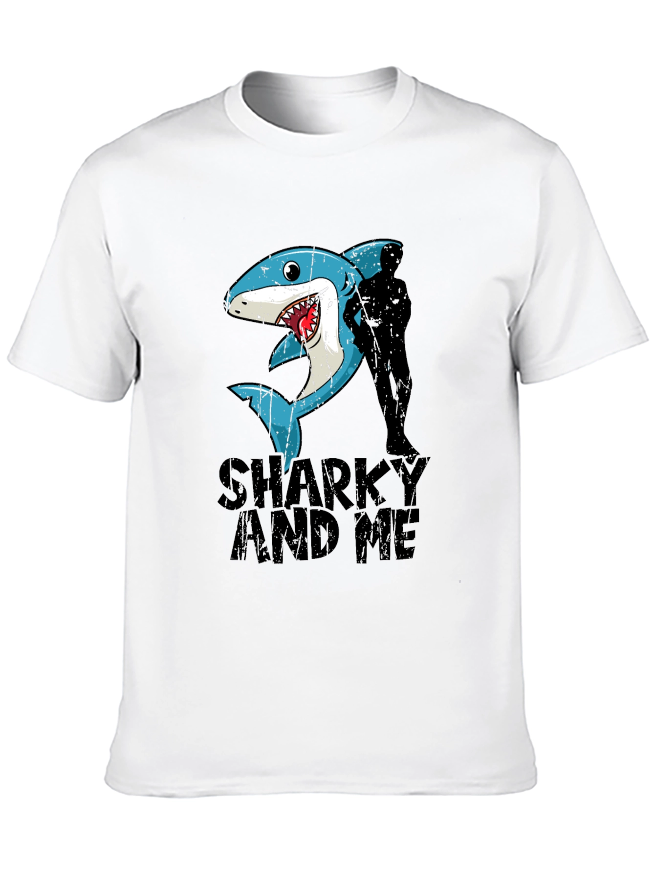 Black Sharky and Me Graphic Tee view 10