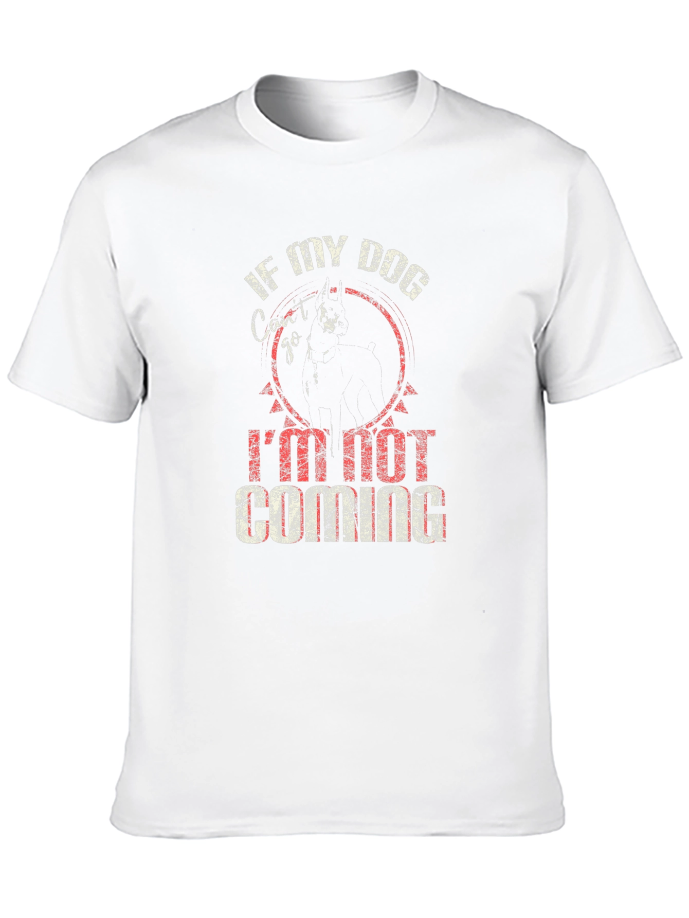 Black If My Dog Can't Go I'm Not Coming Black T-Shirt view 10