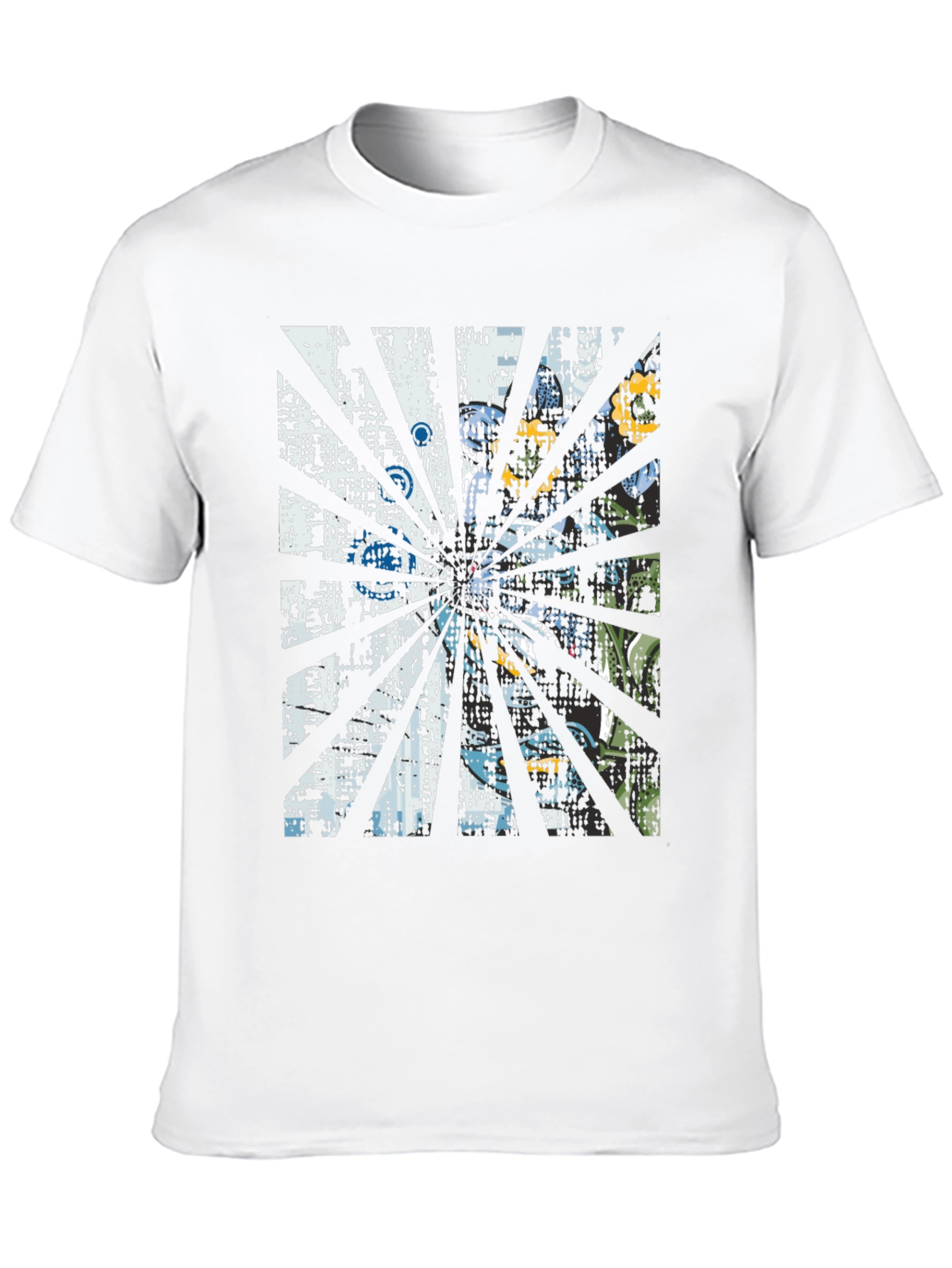 Black Retro Graphic Print Tee - Black view 10