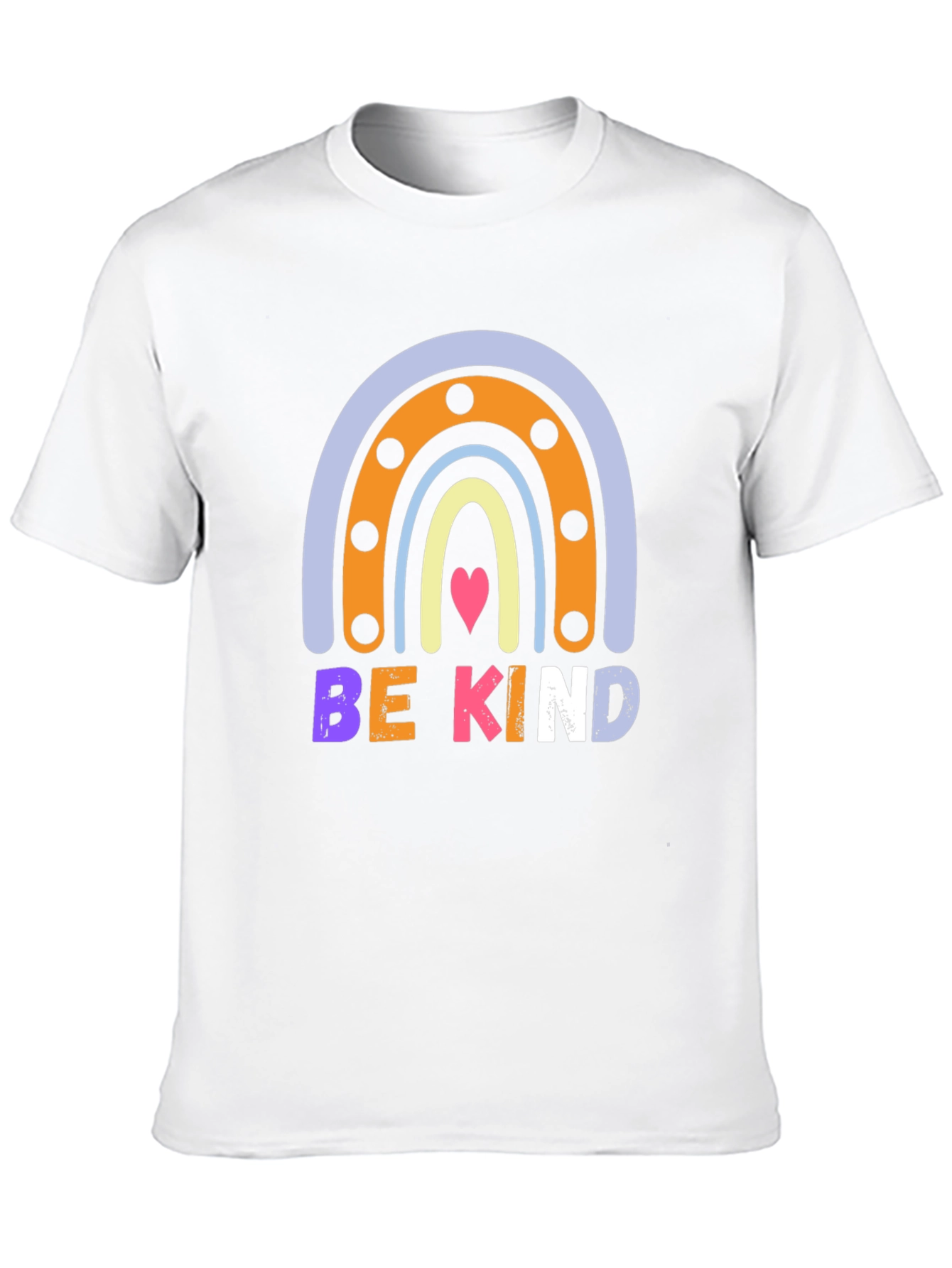 Black Be Kind Rainbow Graphic Tee - Positive Message view 10