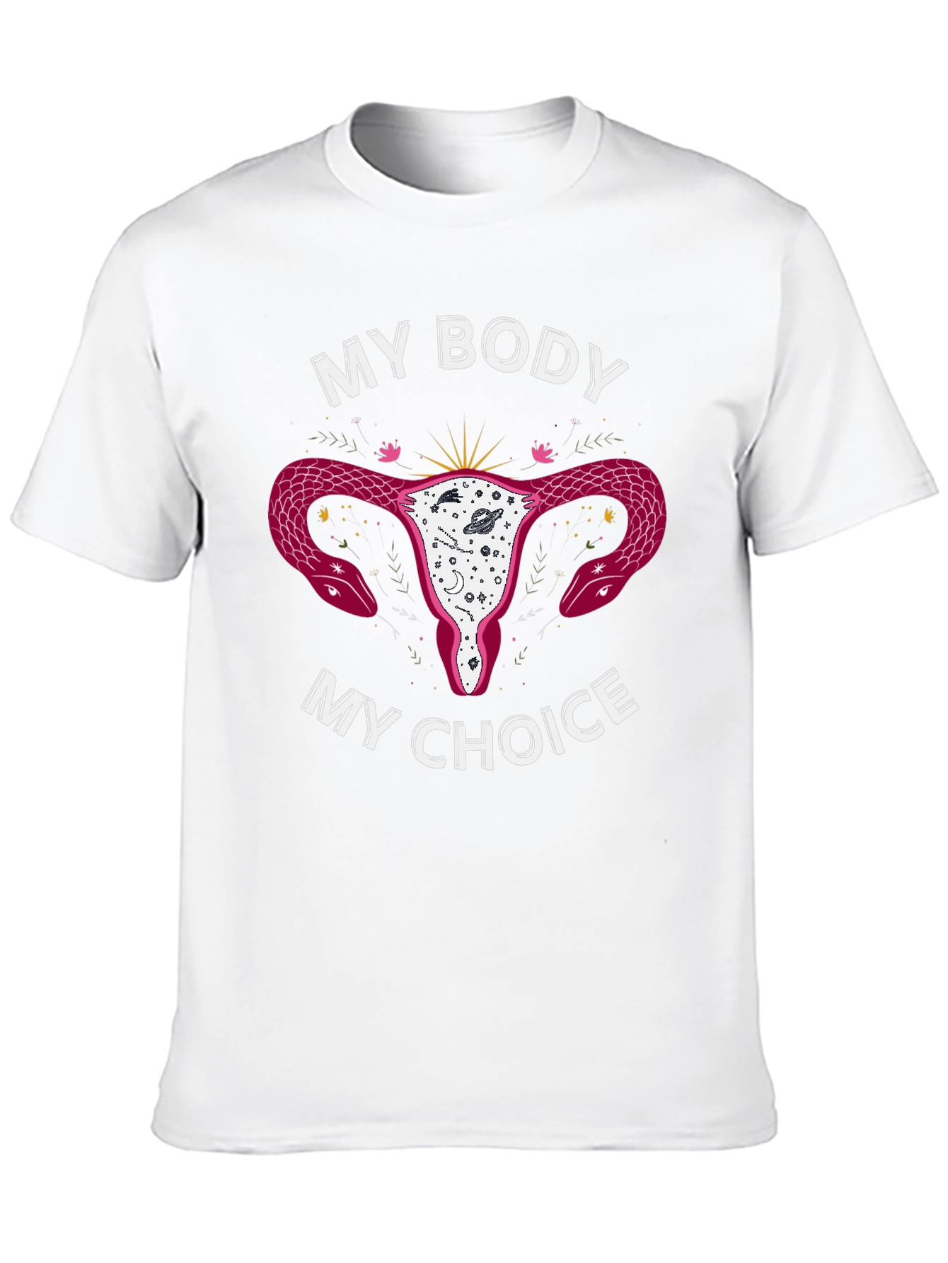 Black My Body My Choice Graphic T-Shirt view 10