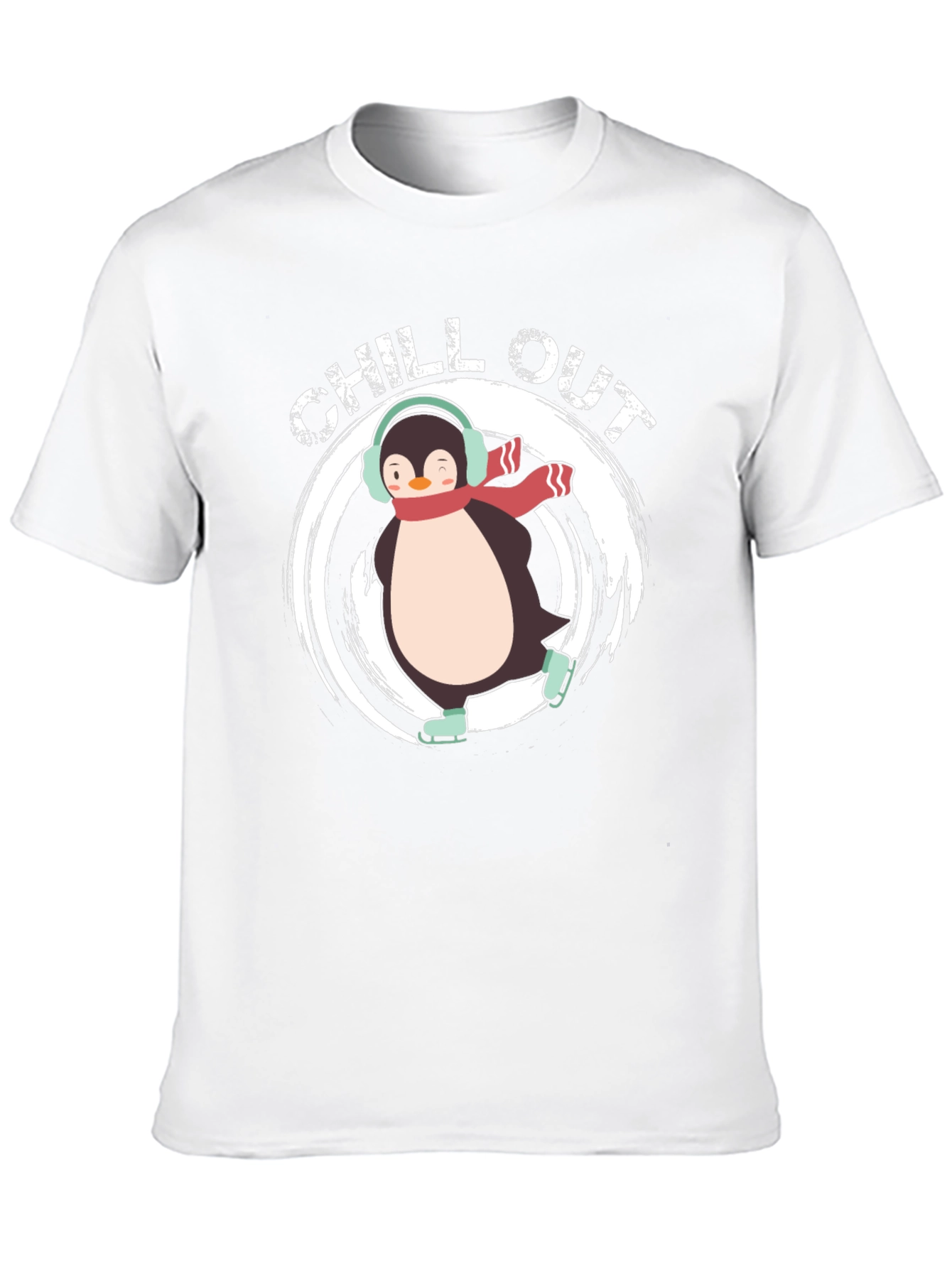 Black Chill Out Penguin T-Shirt view 10